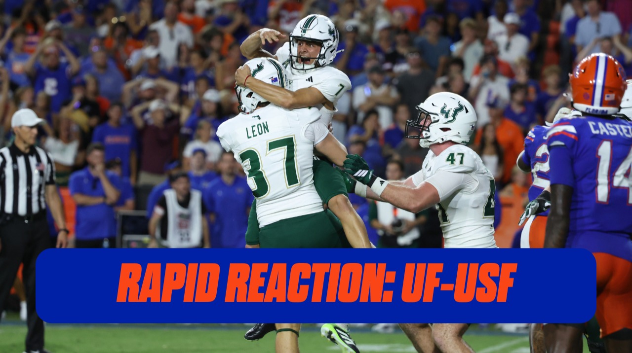 Ep. 139: Rapid Reaction to Florida's 18-16 loss vs USF