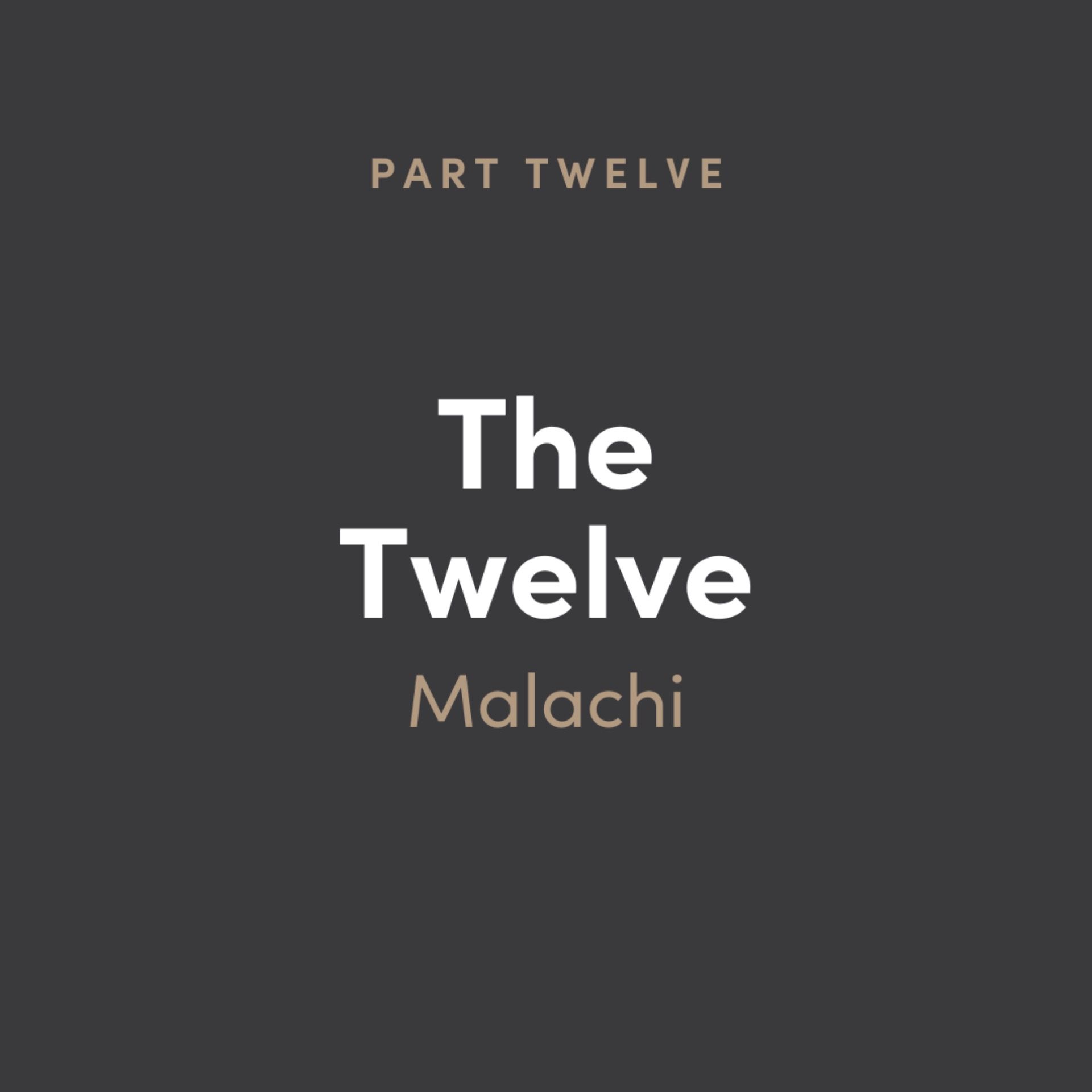 The 12: Malachai
