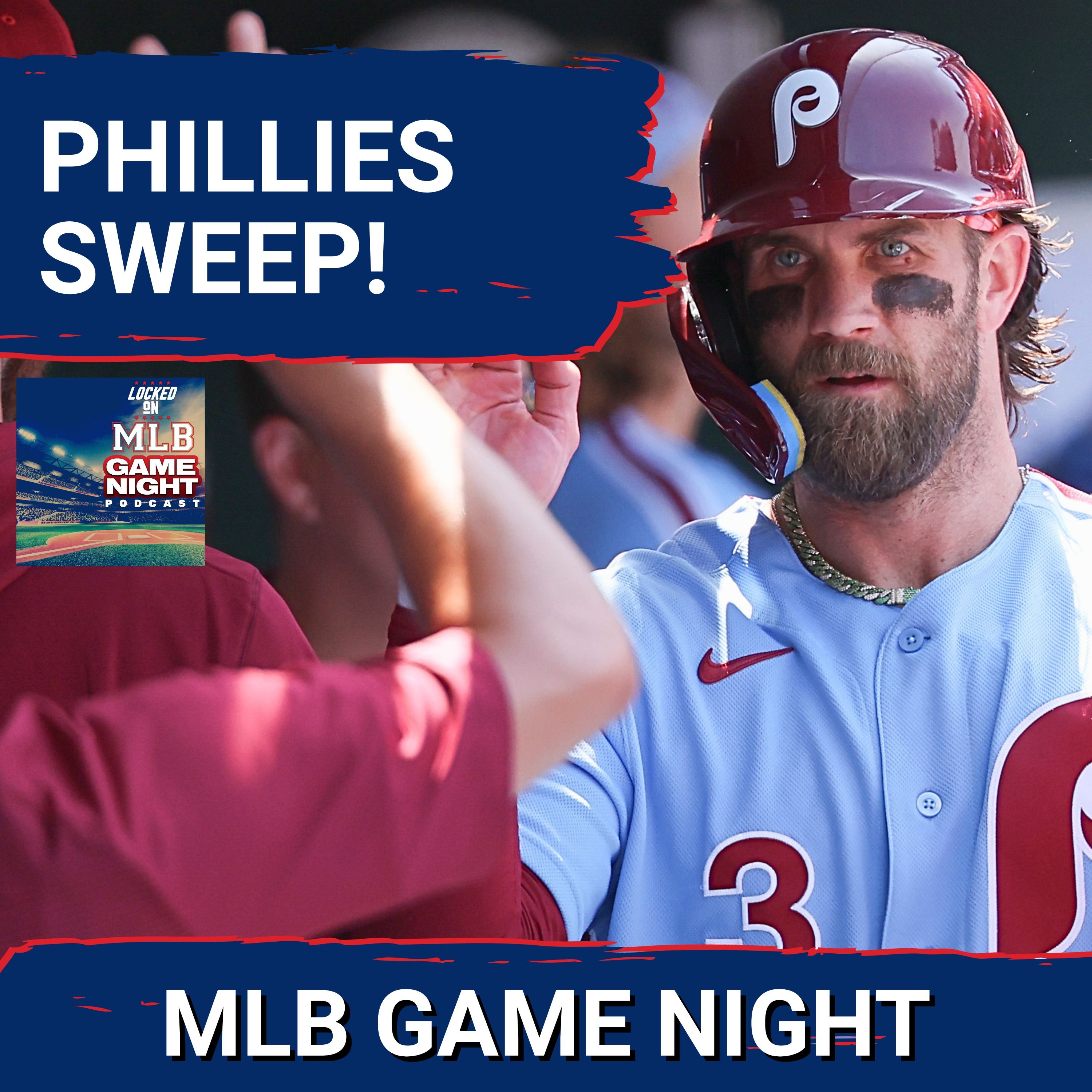 MLB GAME NIGHT: Philadelphia Phillies DOMINATE San Diego Padres; New York Yankees Win, Lose Judge episode artwork