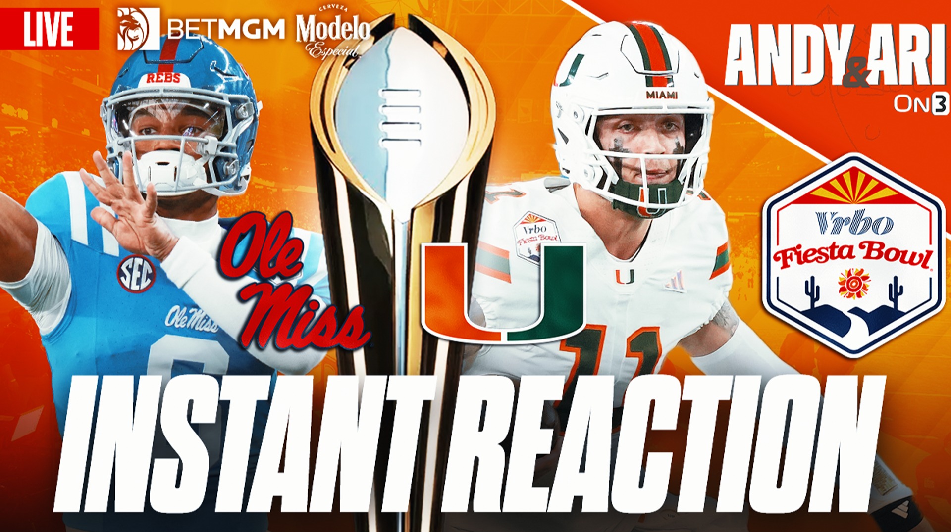 Miami ADVANCES to the National Championship | Hurricanes vs Ole Miss Fiesta Bowl Instant Reaction