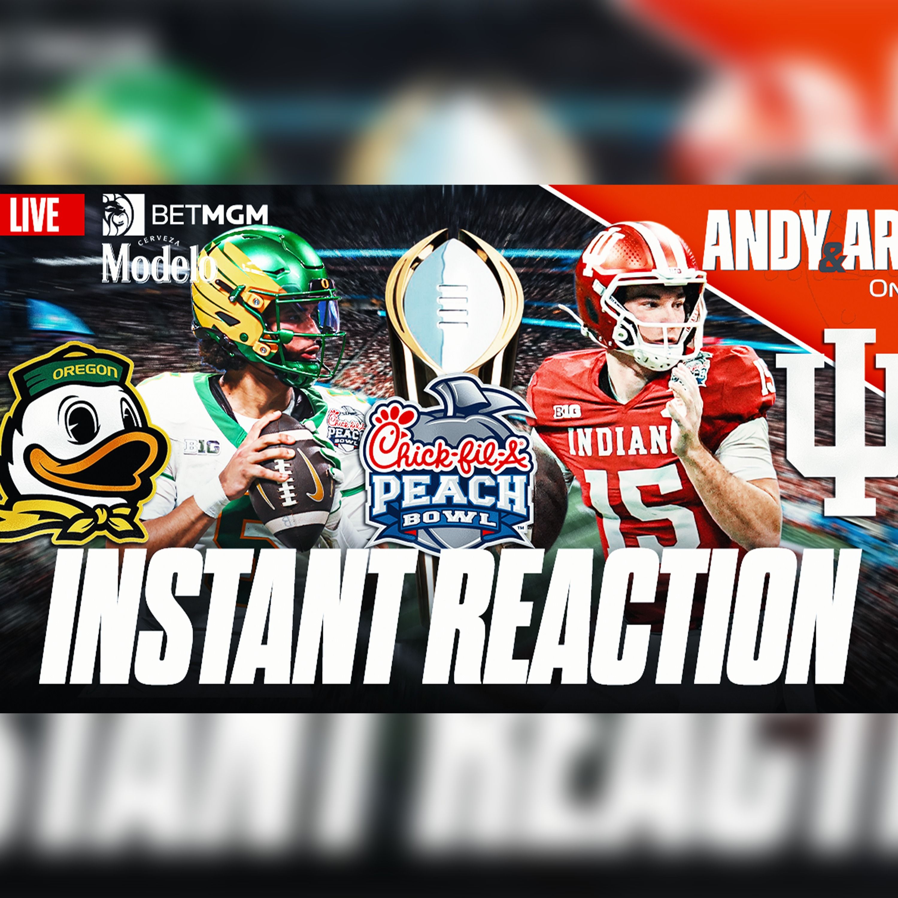 Indiana ANNIHILATES Oregon in the Peach Bowl | Hoosiers advance to face Miami in the Natty