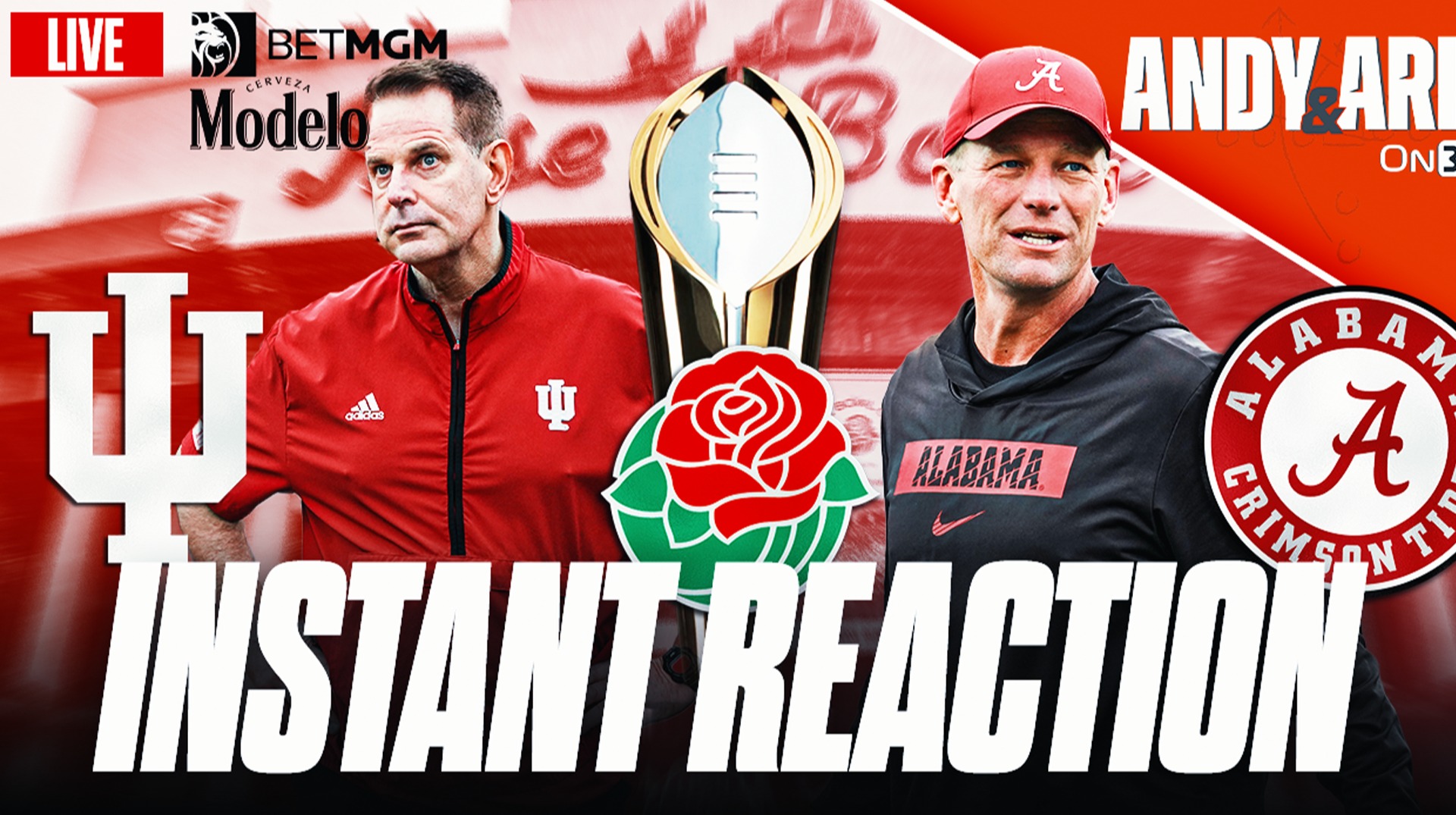 Indiana DESTROYS Alabama in the Rose Bowl | IU Hoosiers ADVANCE in the College Football Playoff