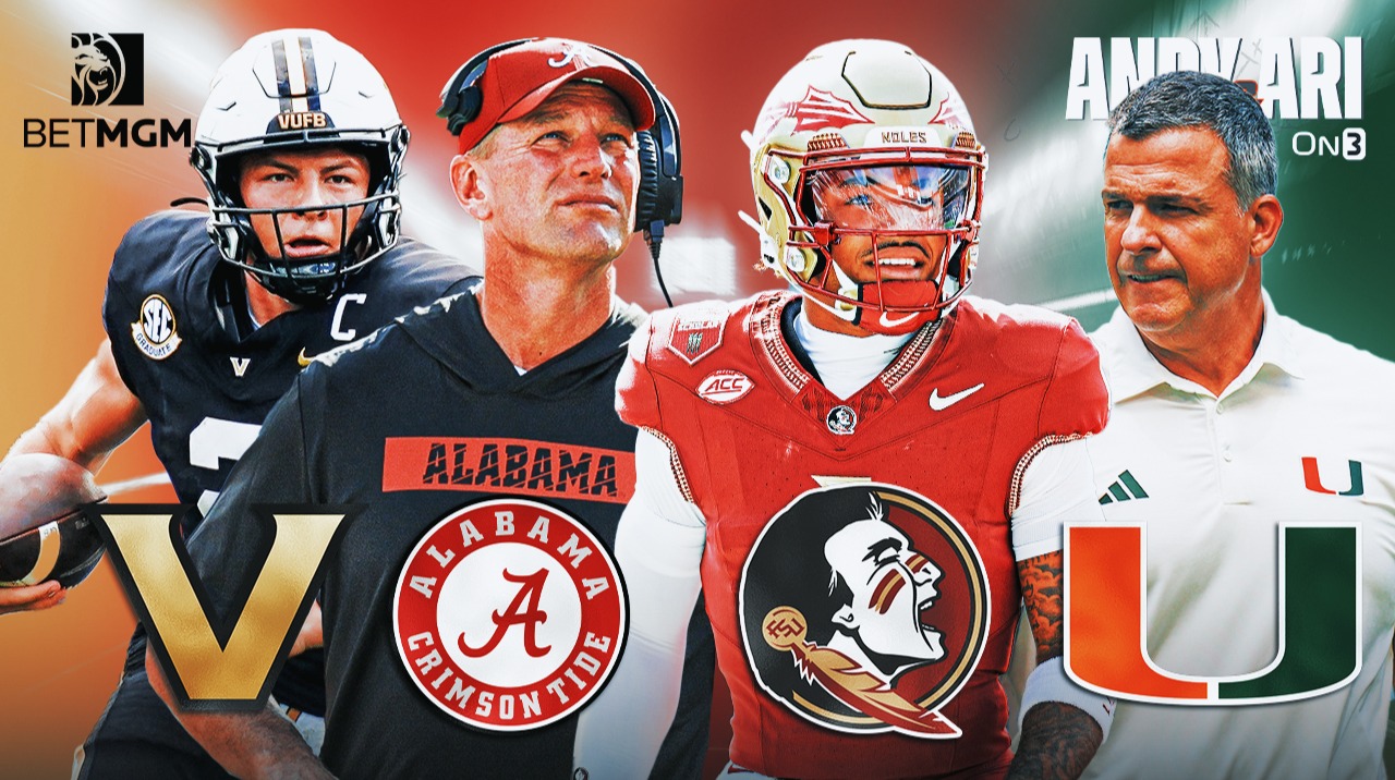 College Football WEEK 6 PICKS | Miami-Florida State, Vanderbilt-Alabama, Texas-Florida, MSU-Nebraska