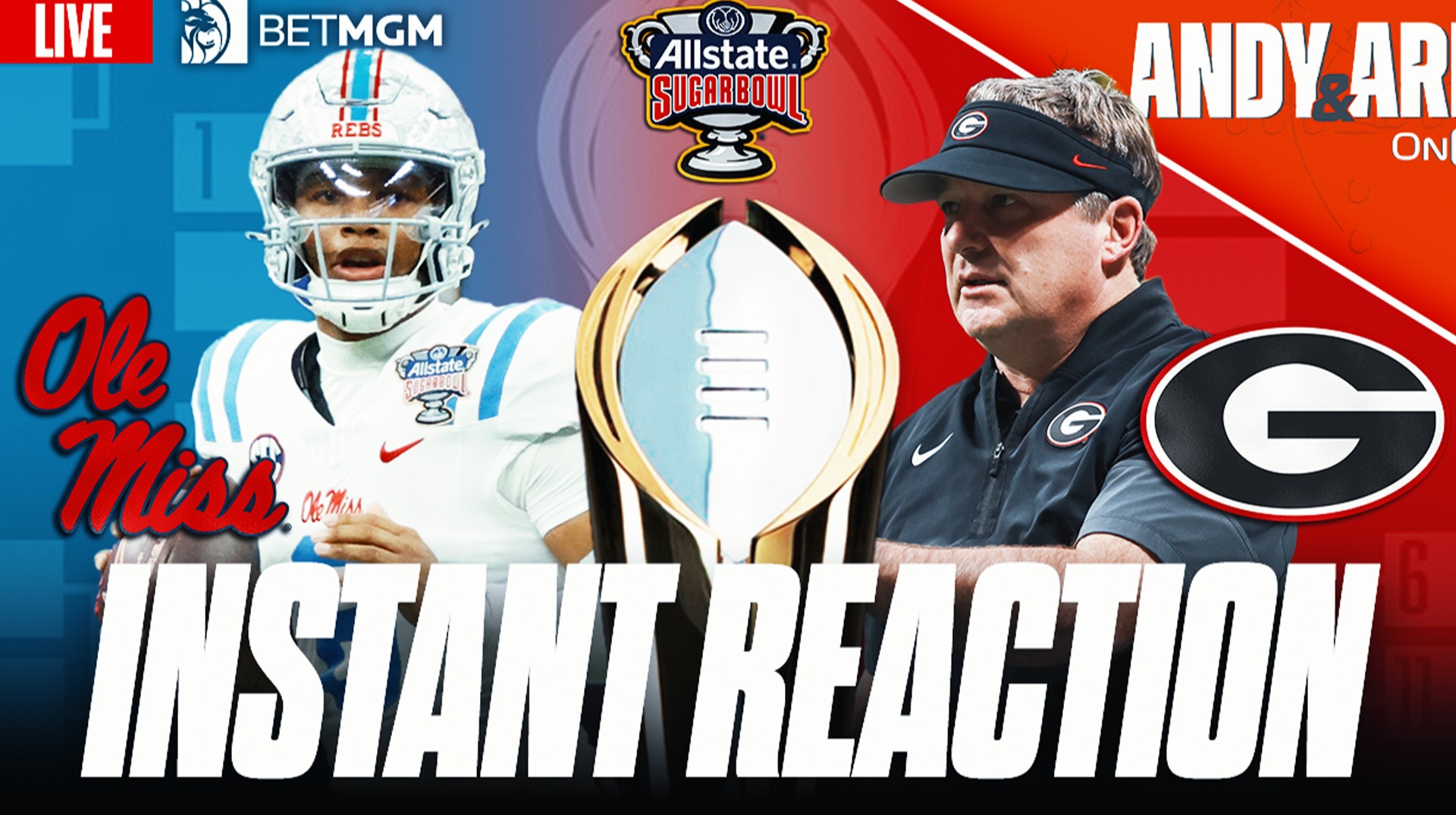 Ole Miss STUNS Georgia in the Sugar Bowl | OM Rebels ADVANCE to College Football Playoff Semifinals