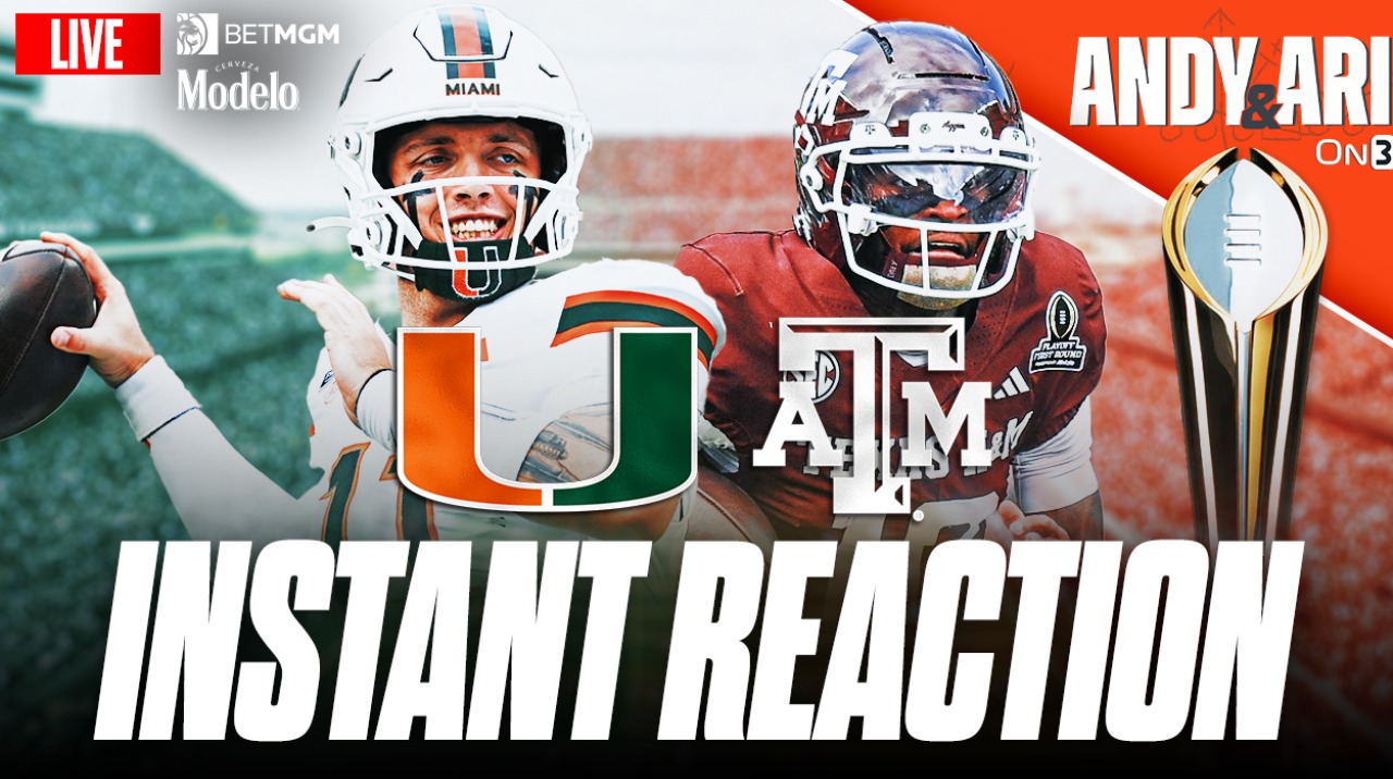 Miami BEATS Texas A&M in the College Football Playoff | Hurricanes WIN vs Aggies INSTANT REACTION