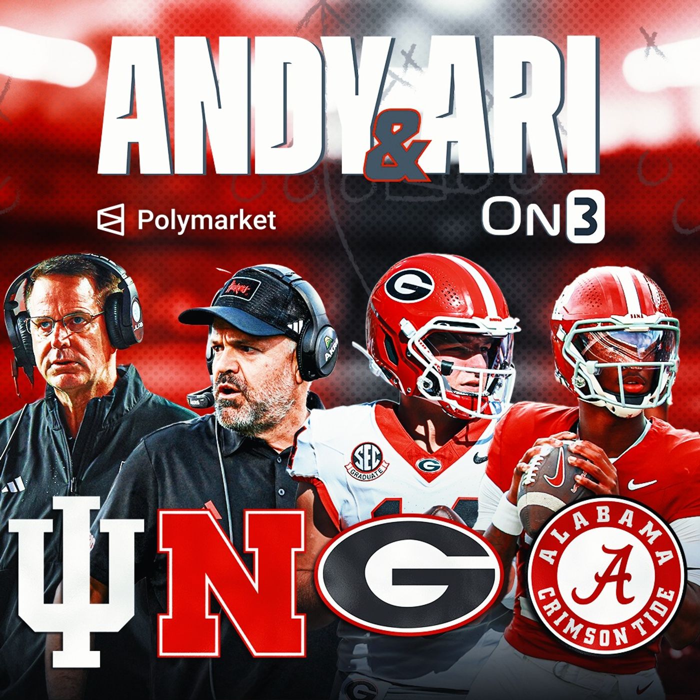 PICKING College Football Week 6: Indiana-Nebraska, Oklahoma-Texas, Georgia-Alabama, UCLA-Oregon episode artwork