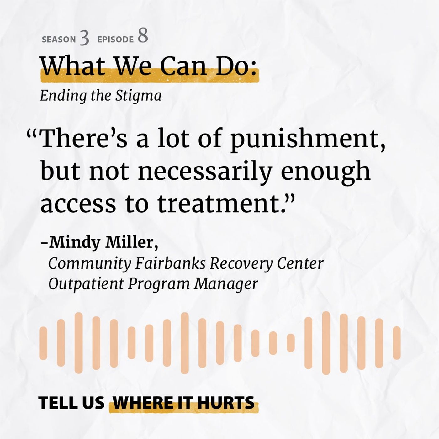 What We Can Do: Ending the Stigma