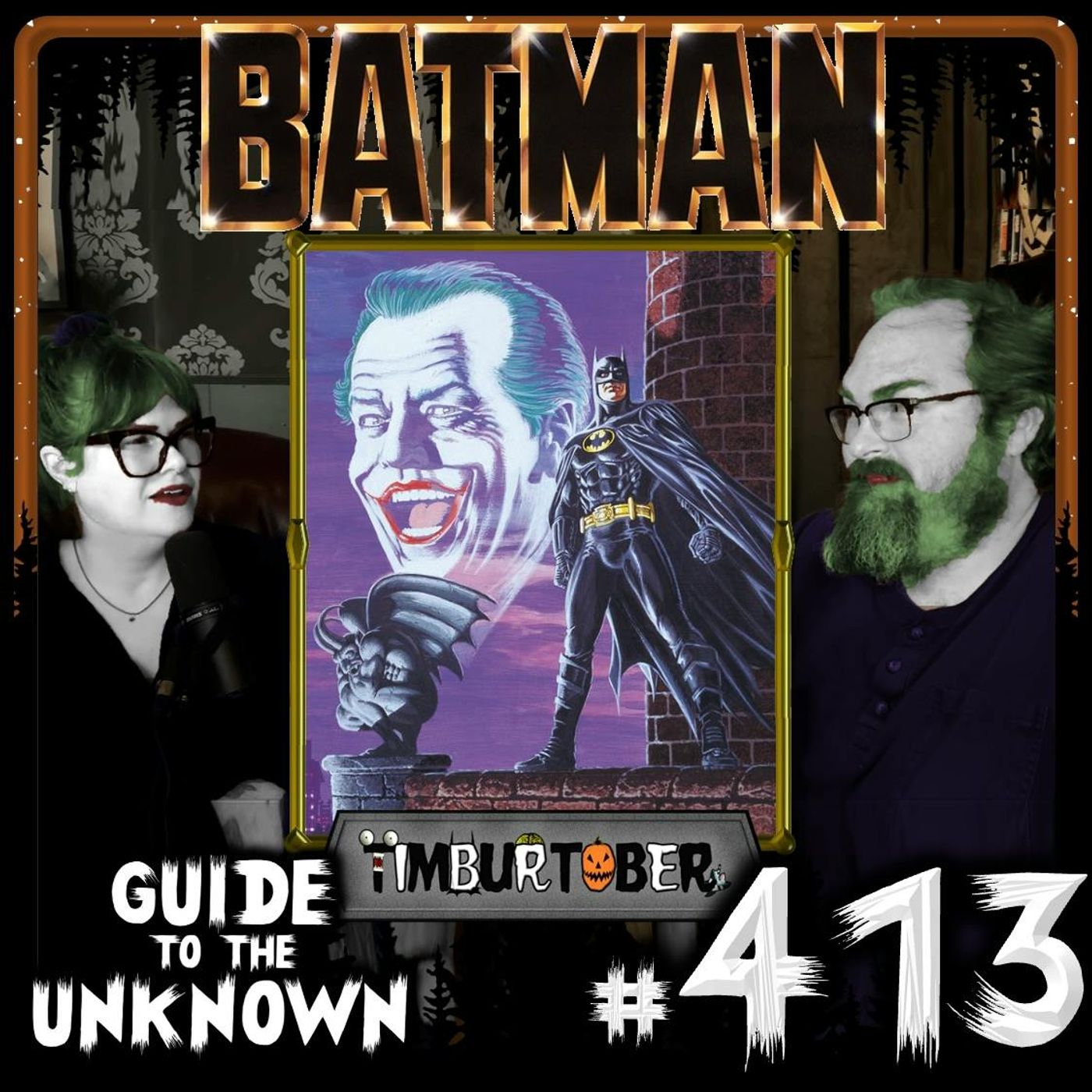 413: Batman (TIMBURTOBER) artwork