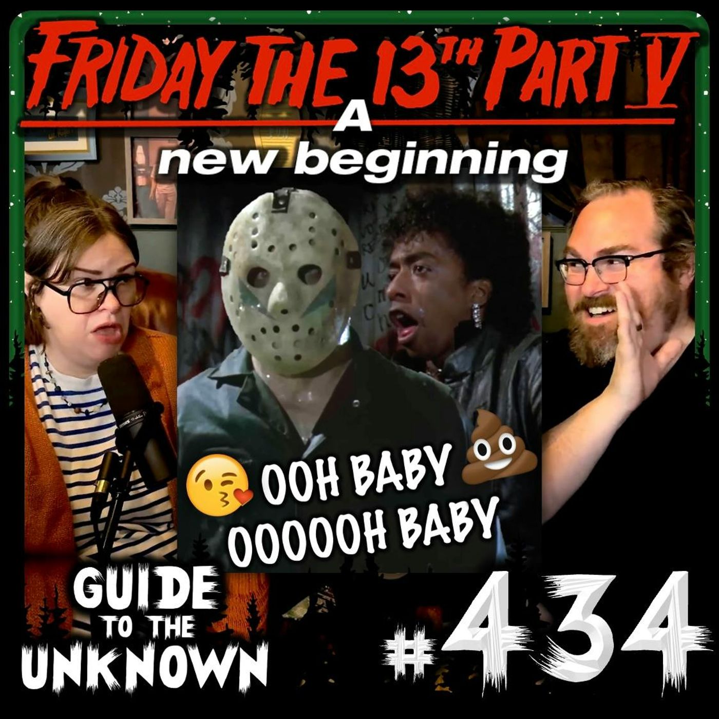 434: Friday the 13th Part V - A New Beginning artwork