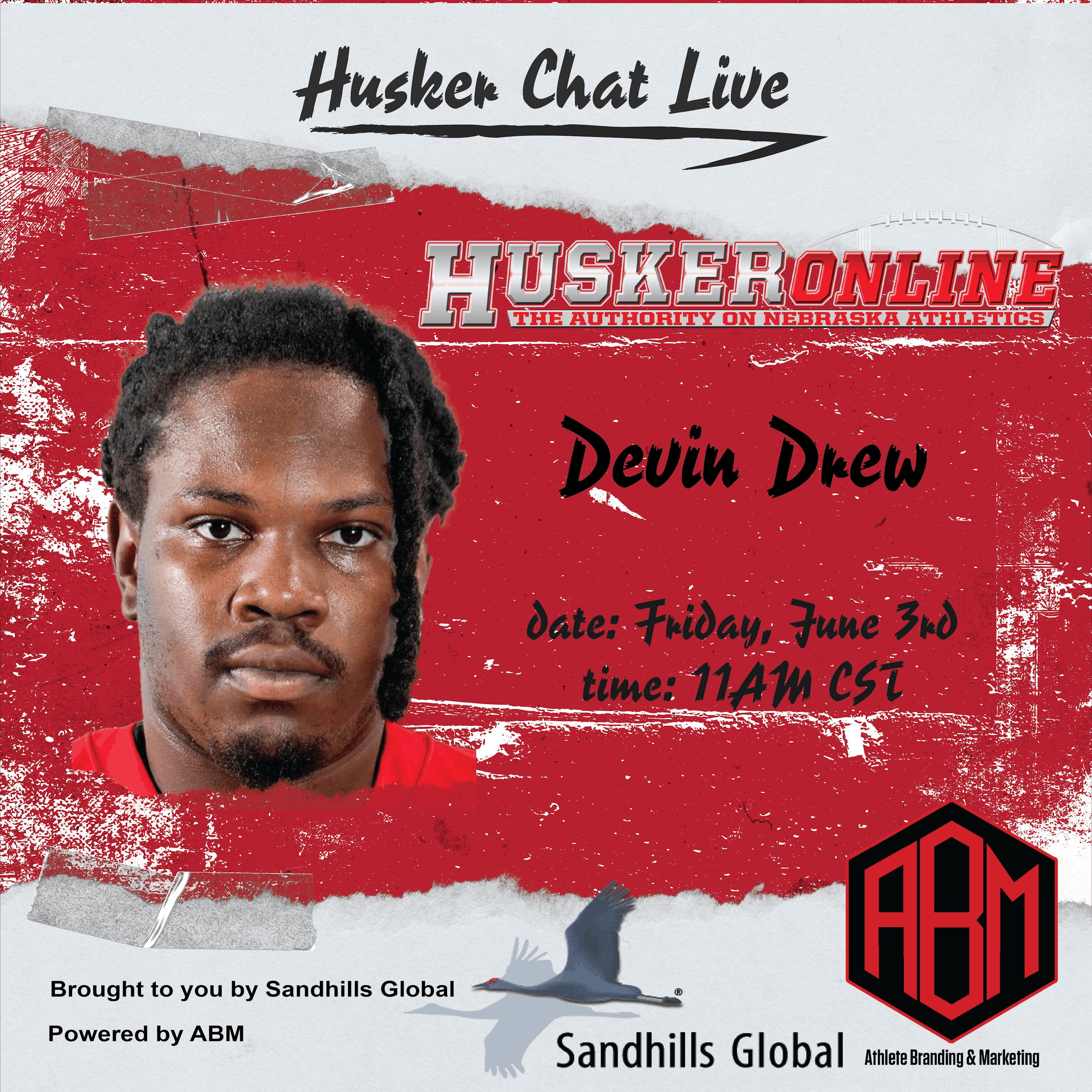 Husker Chat Live: DL transfer Devin Drew