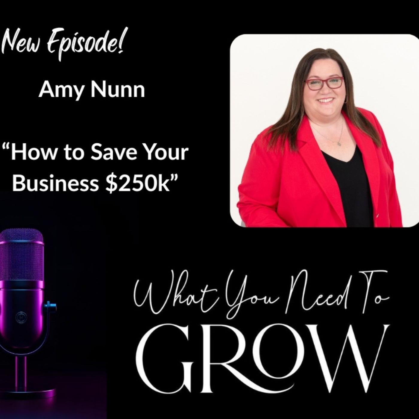 Amy Nunn: How to Save Your Business $250k episode artwork