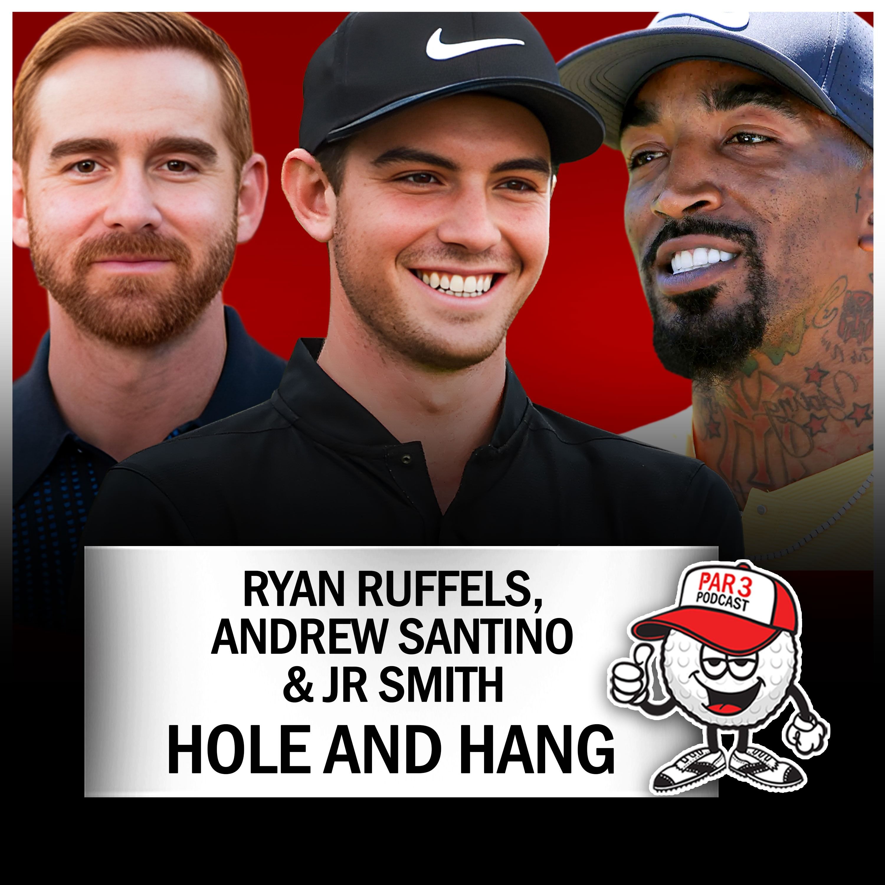 R5, HOLE 10: Ryan Ruffels, Andrew Santino & J.R. Smith Hole and Hang