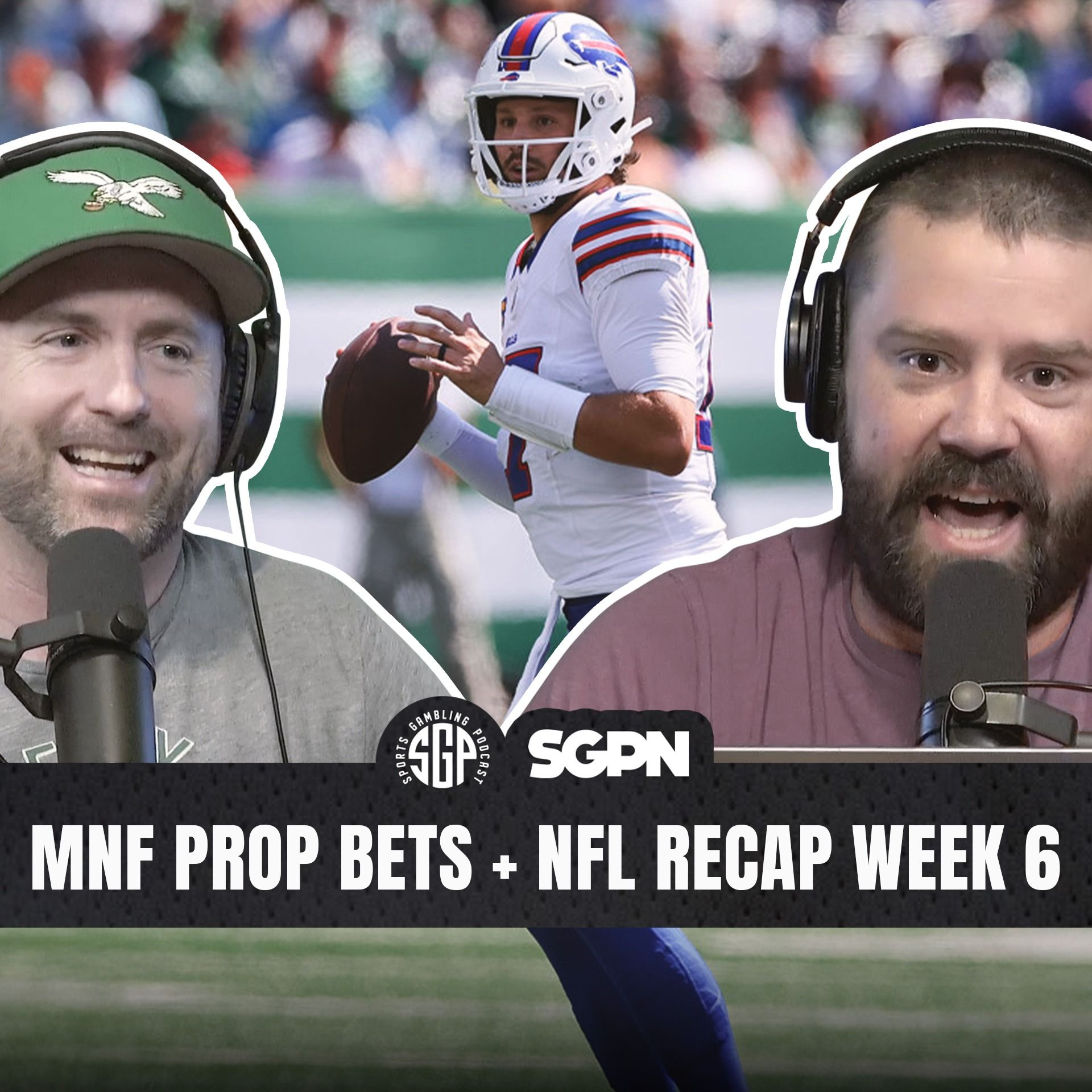 Monday Night Football Prop Bets + NFL Recap Week 6 | Sports Gambling Podcast (Ep. 2400)