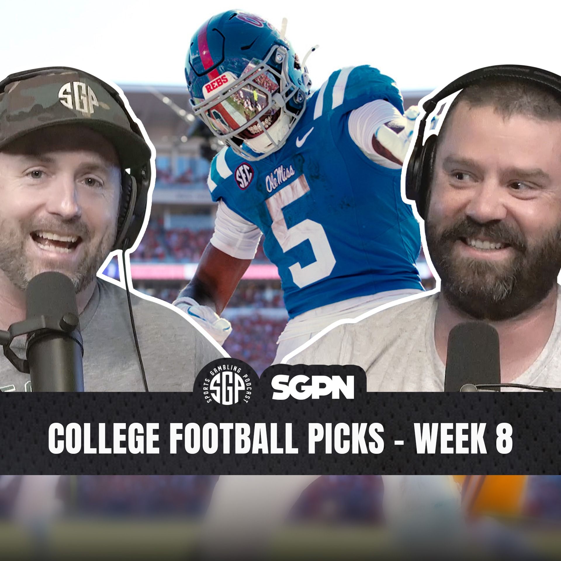 College Football Picks Week 8 | Sports Gambling Podcast (Ep. 2402) episode artwork