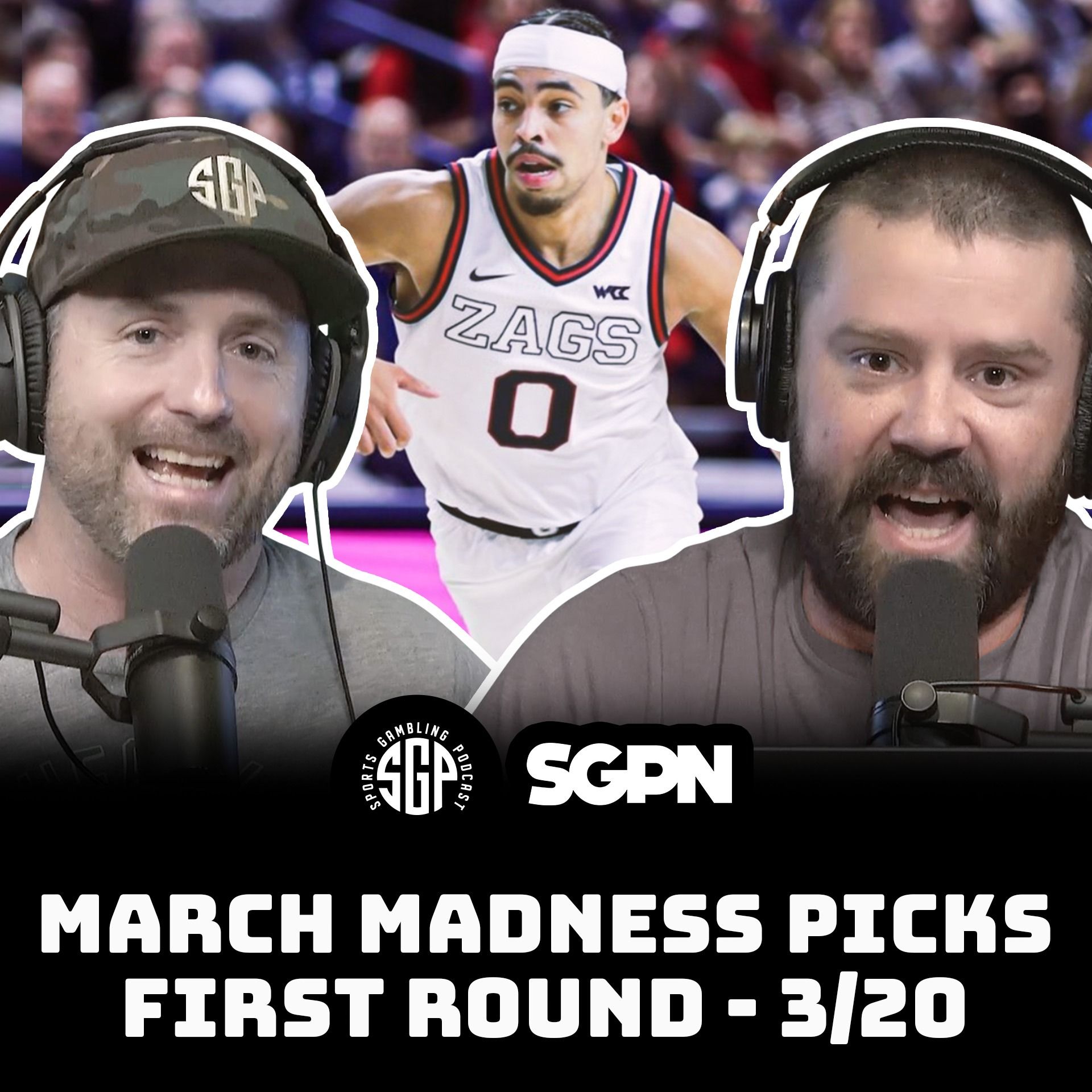 March Madness Picks Part One – College Basketball Bets – Thu 3/20 (Ep. 2228)