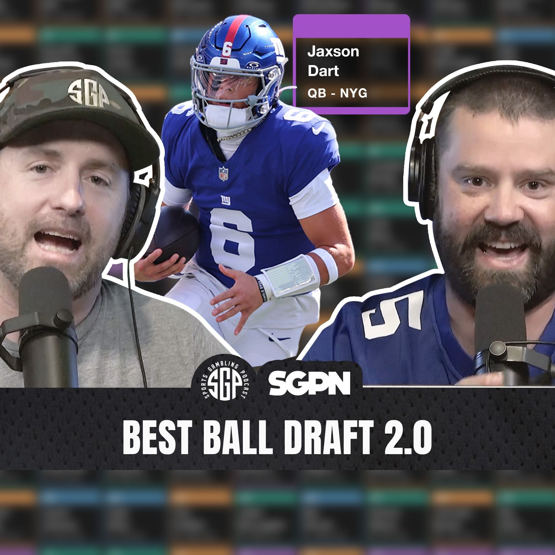 NFL Best Ball Draft 2.0 | Sports Gambling Podcast (Ep. 2537) episode artwork