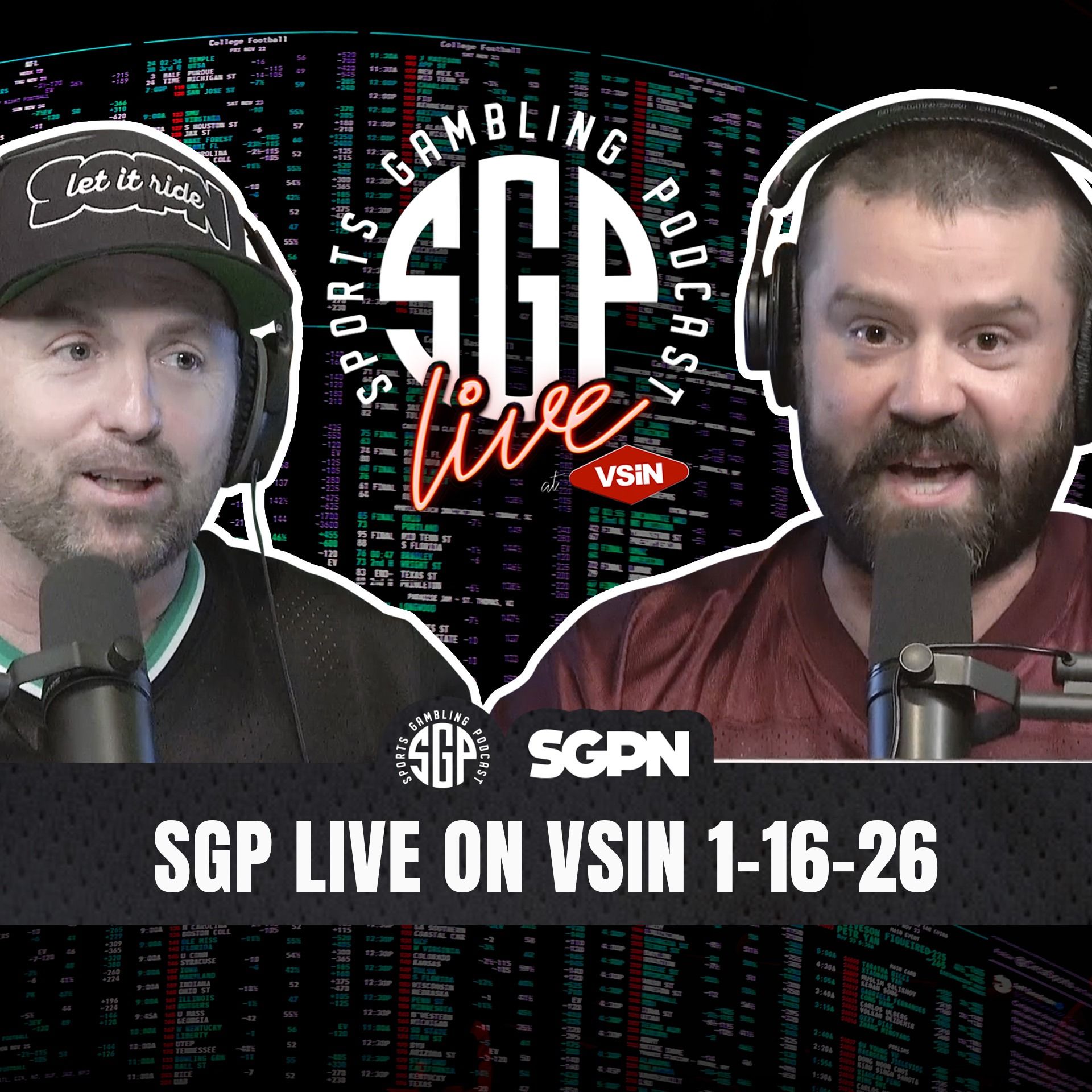 Sports Gambling Podcast LIVE on VSIN (1-16-26) | SGP