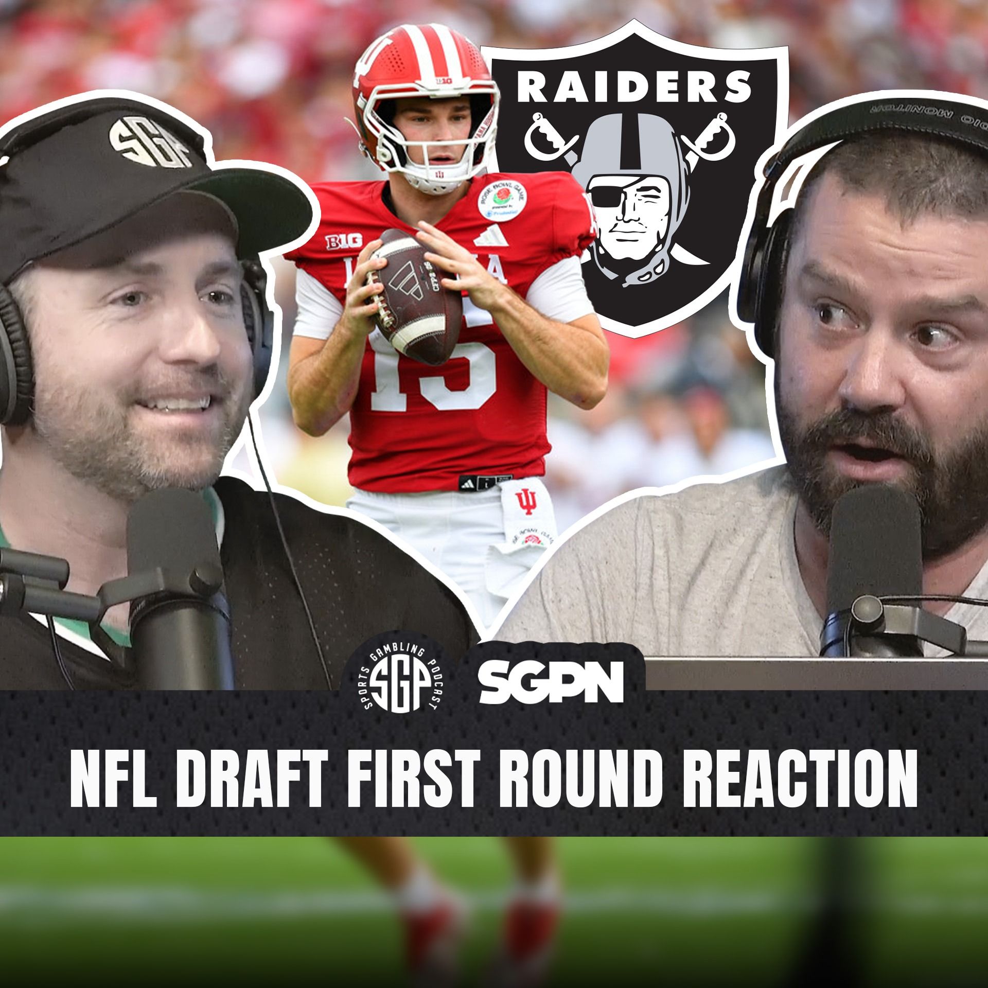 NFL Draft First Round Reaction | Sports Gambling Podcast (Ep. 2546)