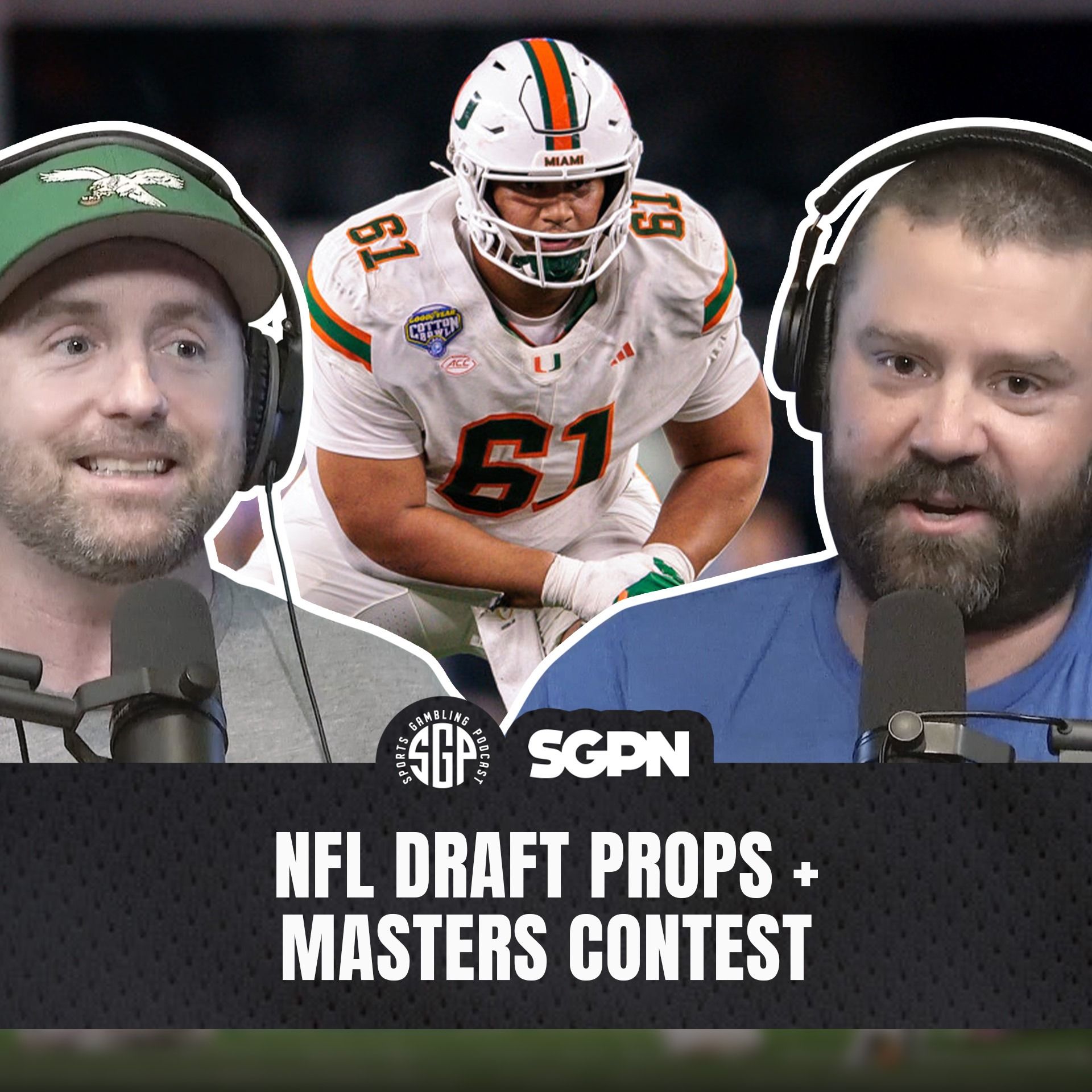 NFL Draft Props + Masters Contest Picks | Sports Gambling Podcast (Ep. 2533)