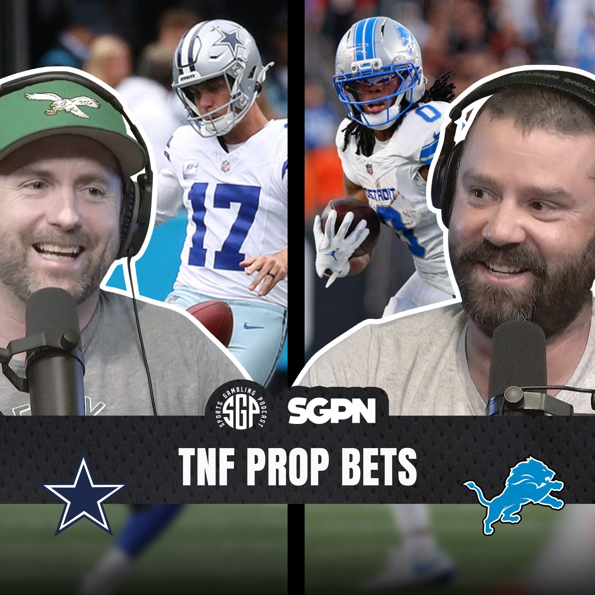 Thursday Night Football Prop Bets: Cowboys vs Lions Preview (Ep. 2440)
