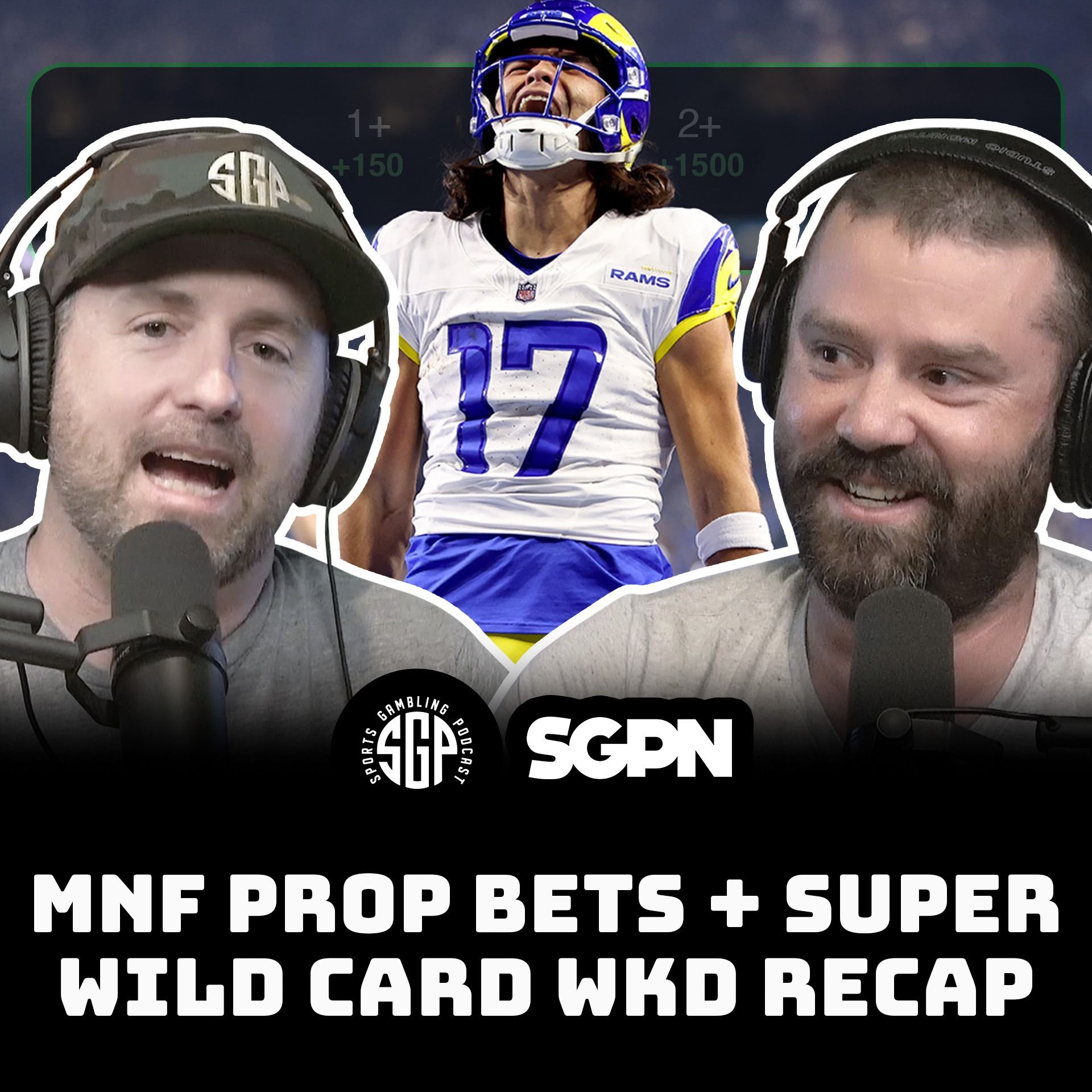 Monday Night Football Prop Bets + Super Wild Card Weekend Recap (Ep. 2182)
