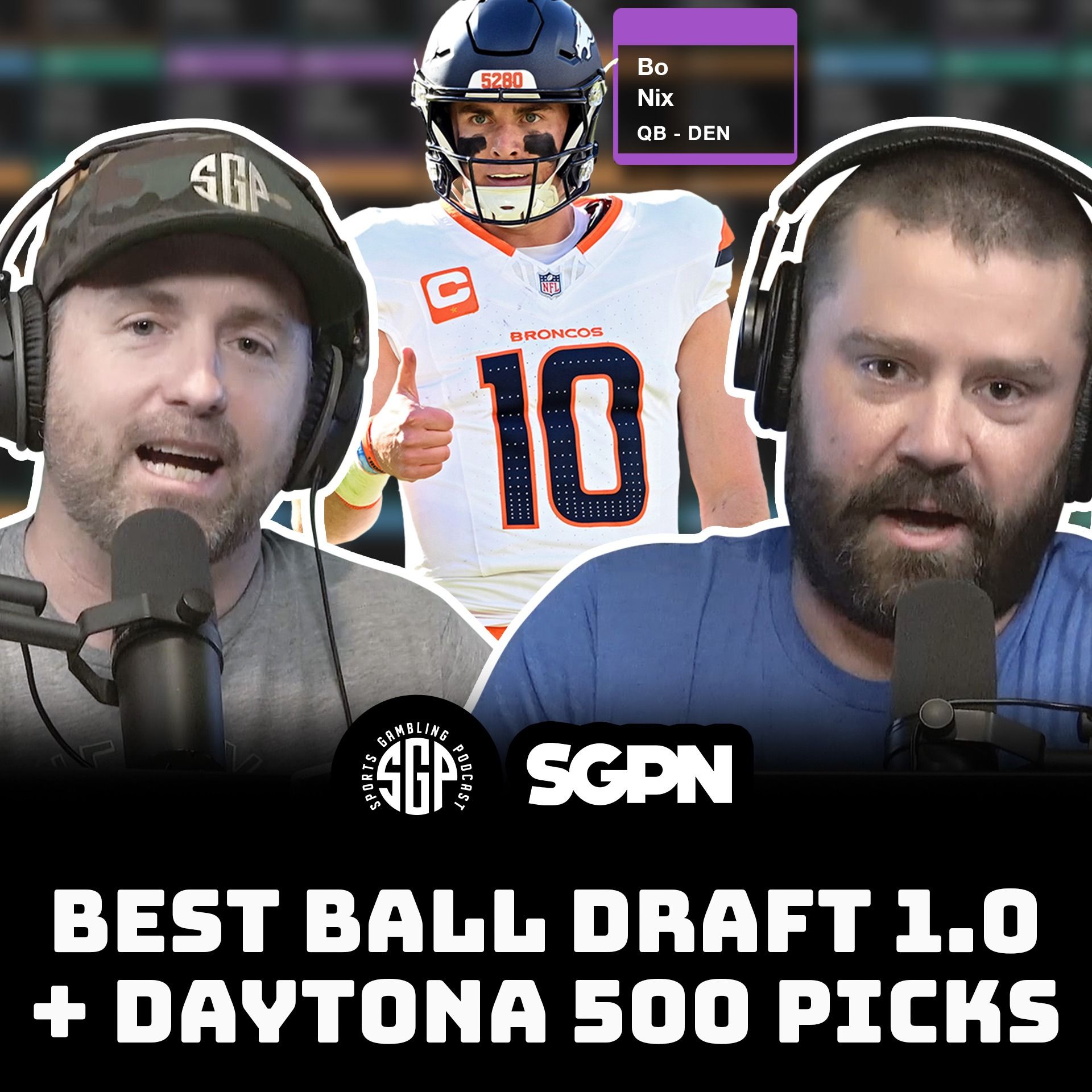 Best Ball Draft 1.0 + Daytona 500 Picks (Ep. 2206)