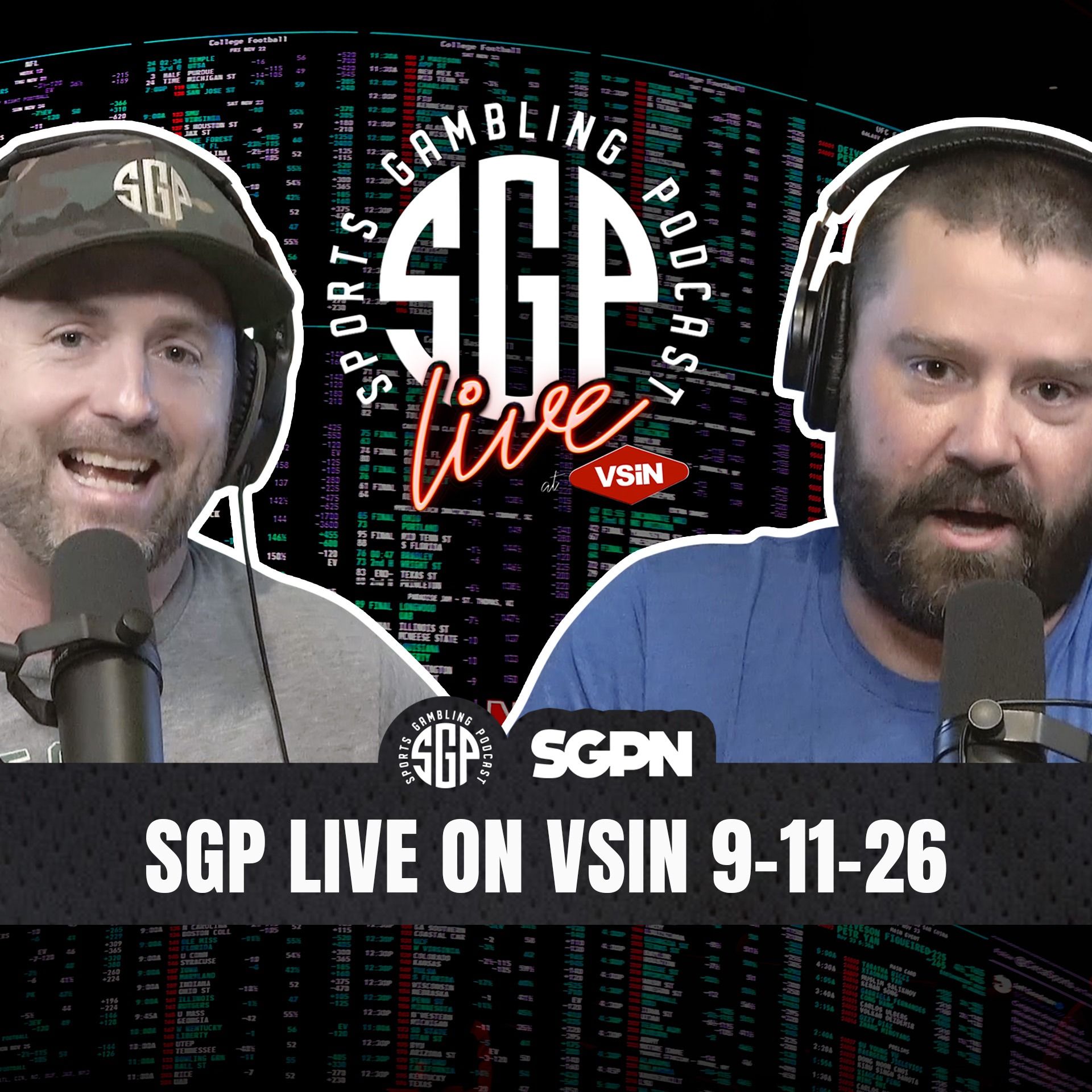 Sports Gambling Podcast LIVE On VSIN (9-11-26) | SGP Live on VSIN