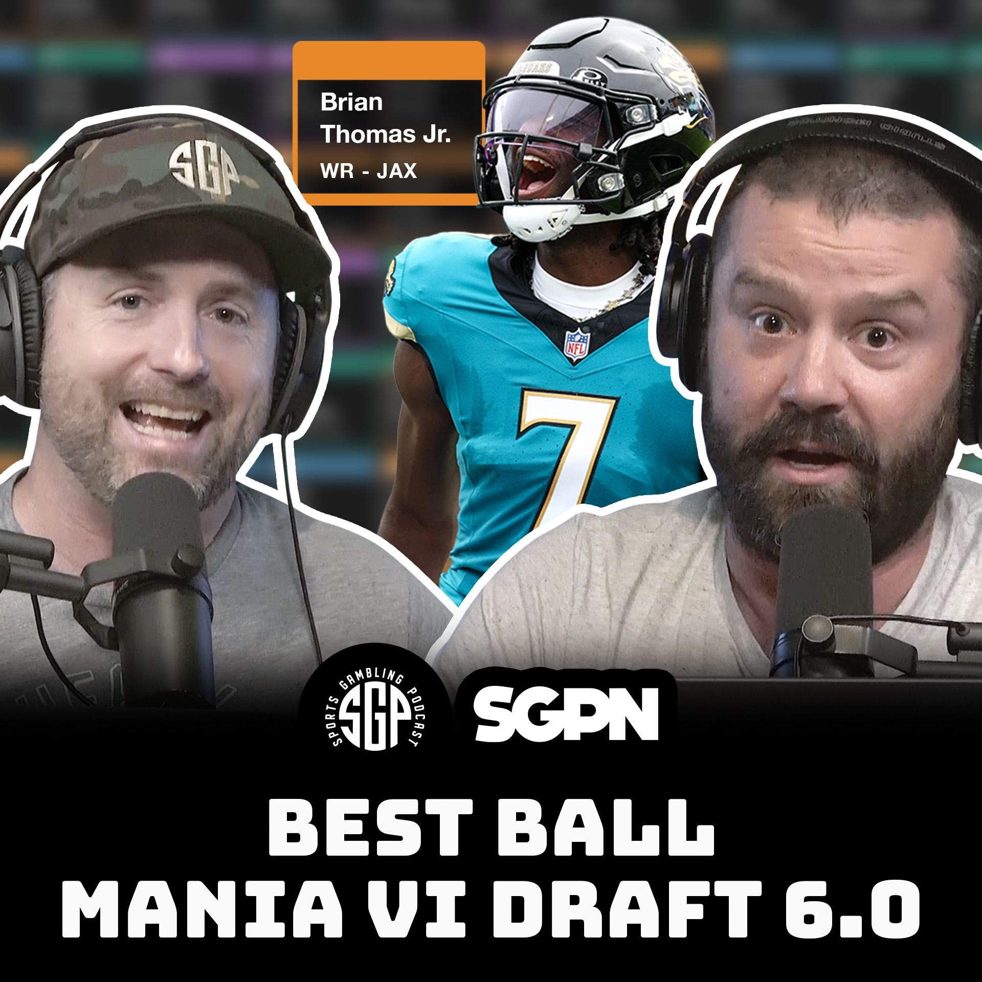 Best Ball Mania VI Draft 6.0 | Sports Gambling Podcast (Ep. 2283)