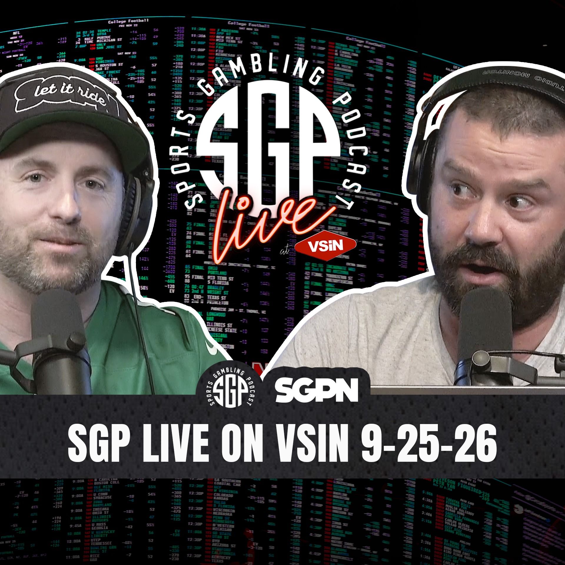 Sports Gambling Podcast LIVE On VSIN (9-25-26) episode artwork