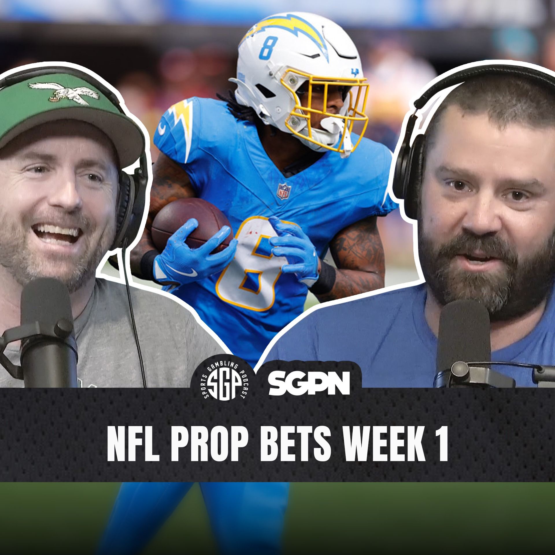 NFL Prop Bets Week 1 | Sports Gambling Podcast (Ep. 2681) episode artwork