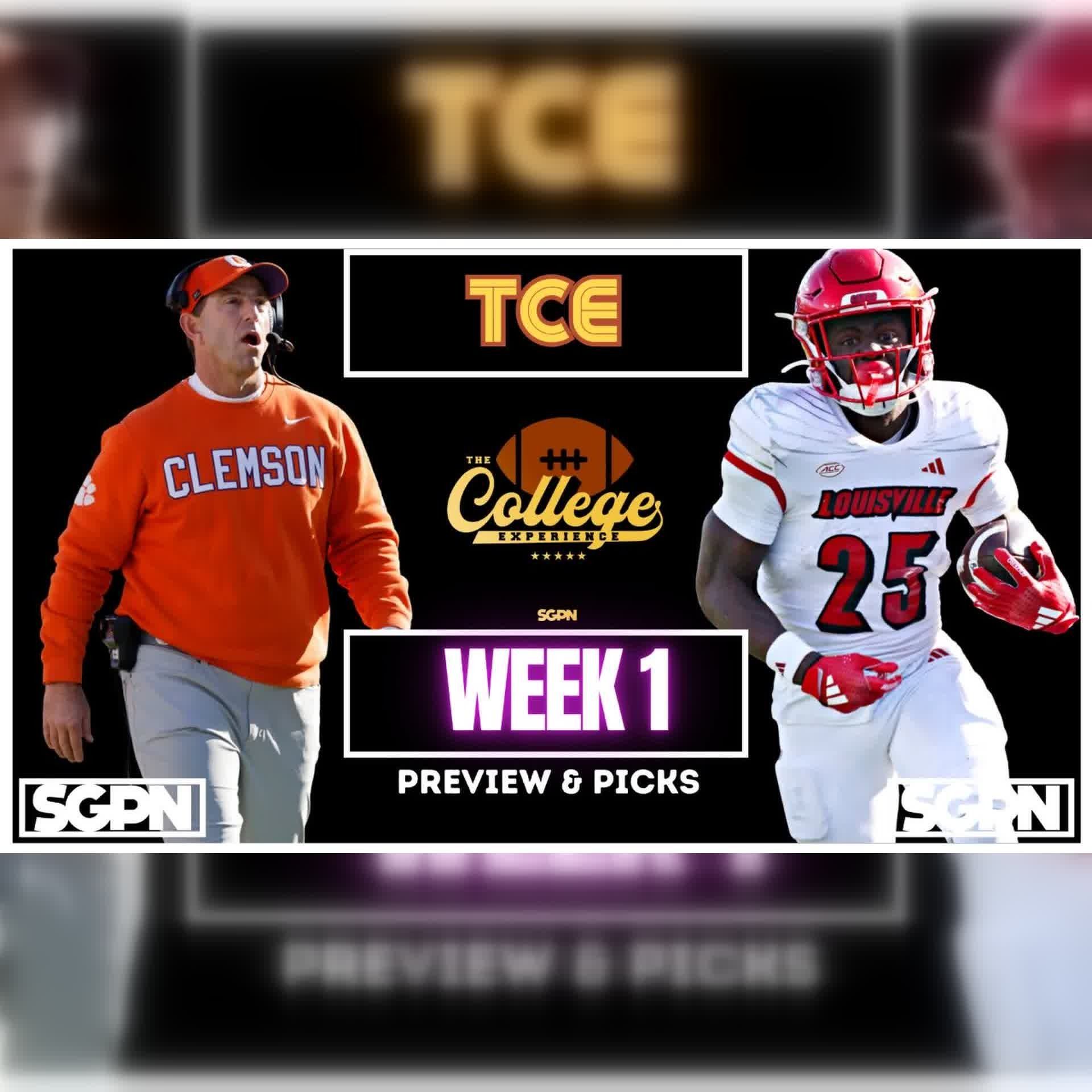 College Football Week 1 Preview & Picks | The College Football Experience (Ep. 3159) episode artwork