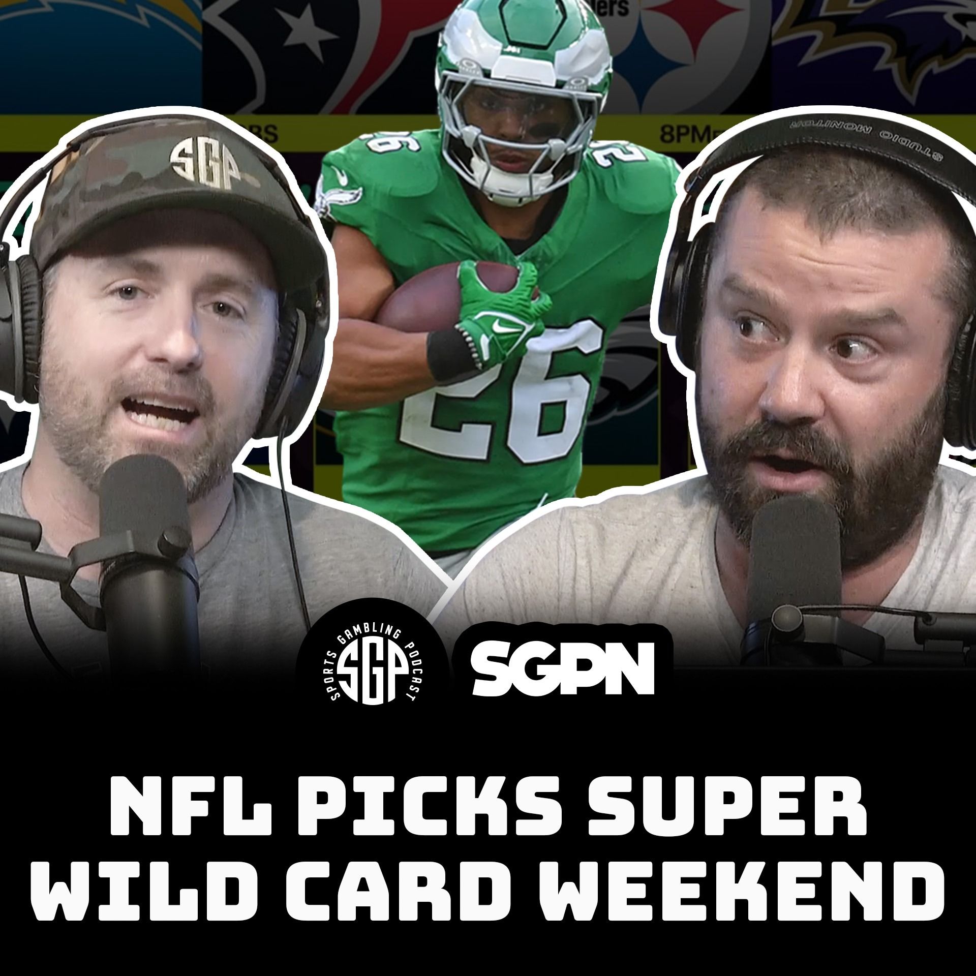 NFL Picks Super Wild Card Weekend | Sports Gambling Podcast (Ep. 2180)