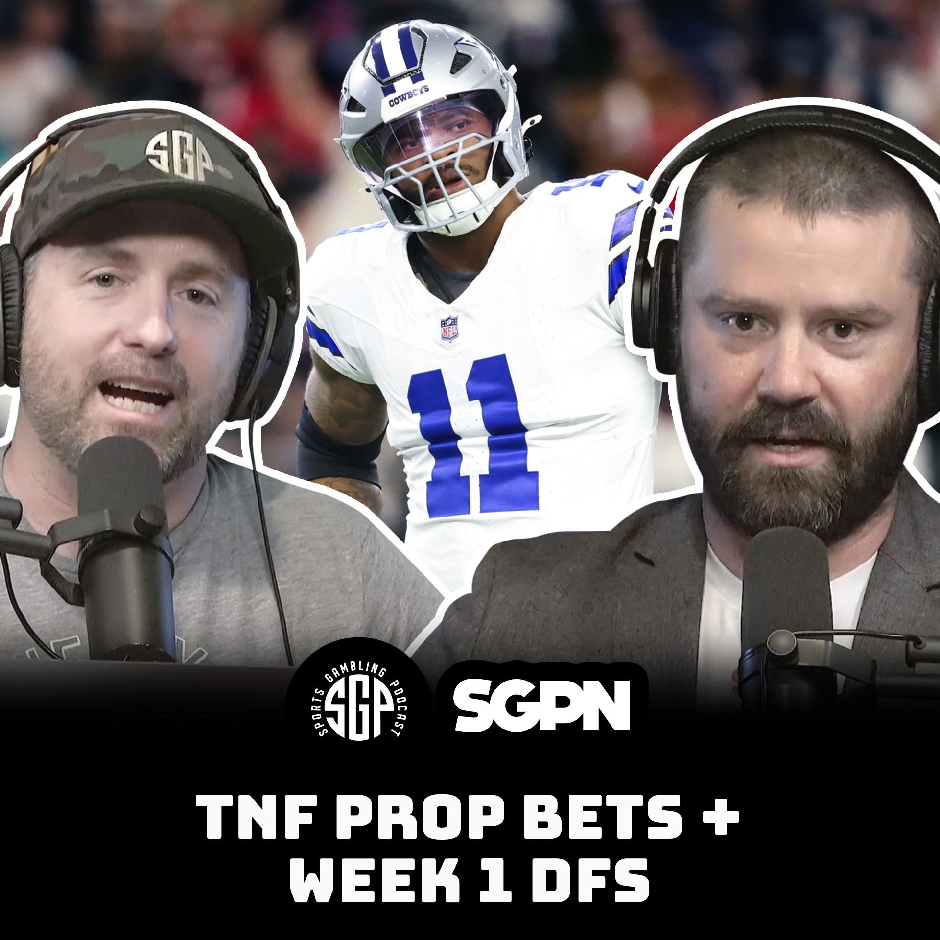 Thursday Night Football Prop Bets + Week 1 DFS Lineups | Sports Gambling Podcast (Ep. 2371)