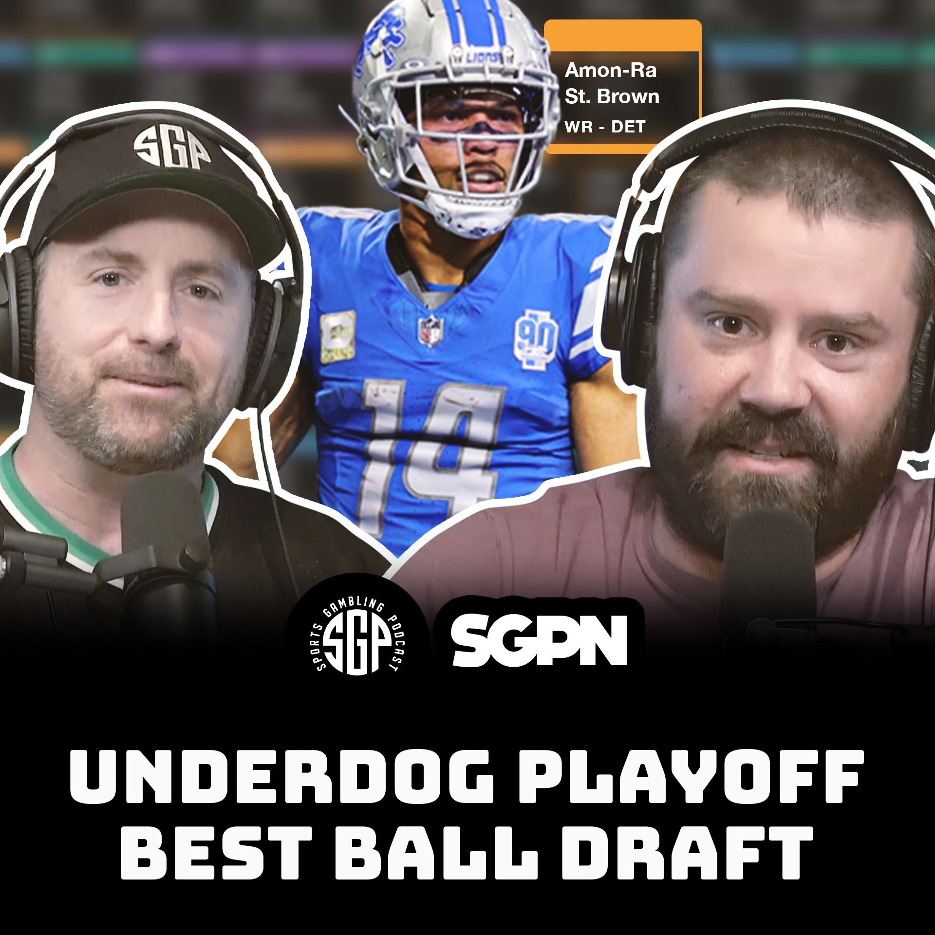 Underdog Playoff Best Ball Strategy & Draft (Ep. 2179)