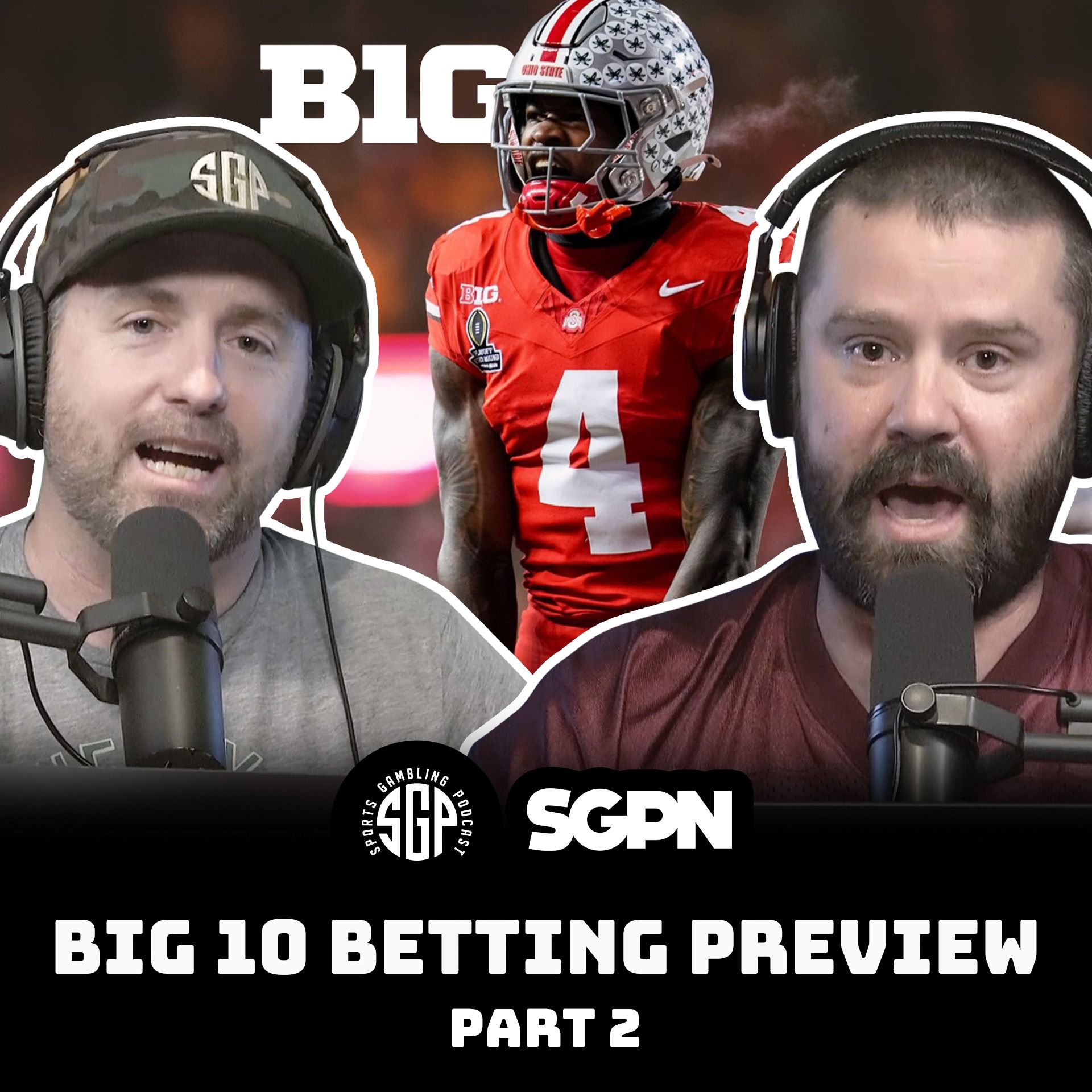 Big Ten College Football 2025 Betting Preview Part Two | Sports Gambling Podcast (Ep. 2300)