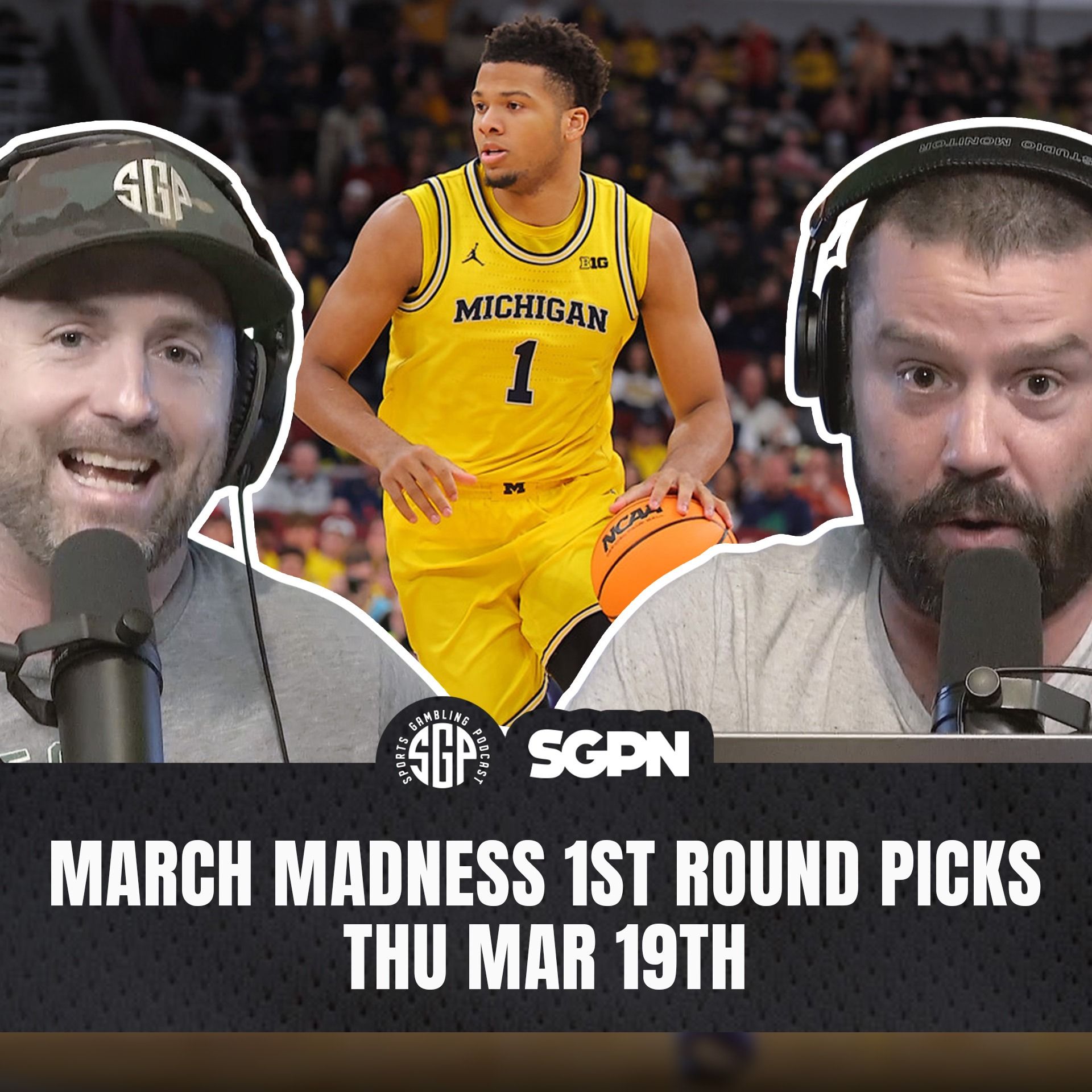 March Madness 2026 First Round Picks Part One | Sports Gambling Podcast (Ep. 2520)