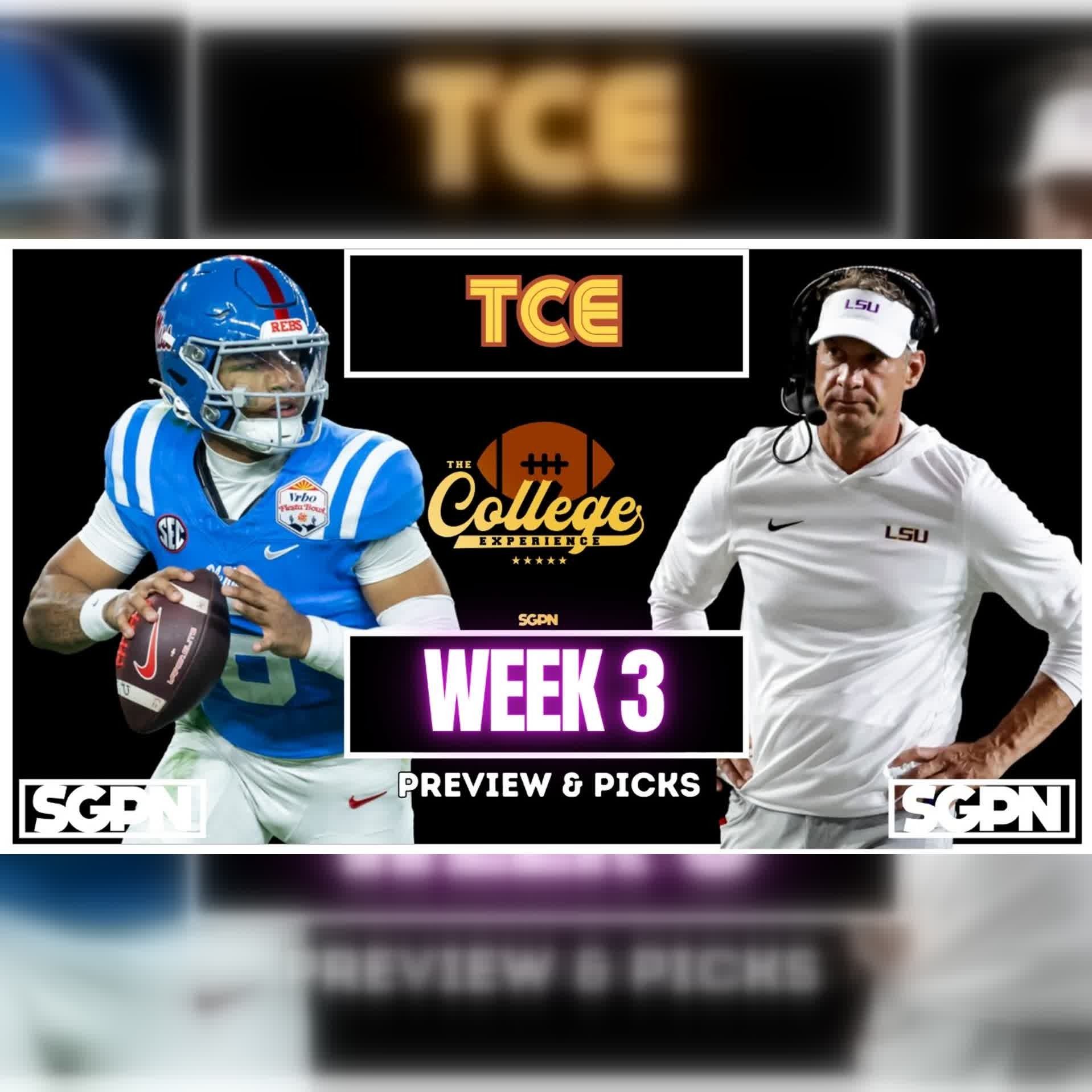 College Football Week 3 Preview & Picks (Ep. 3170) College Football Week 3 Preview & Picks (Ep. 3170)