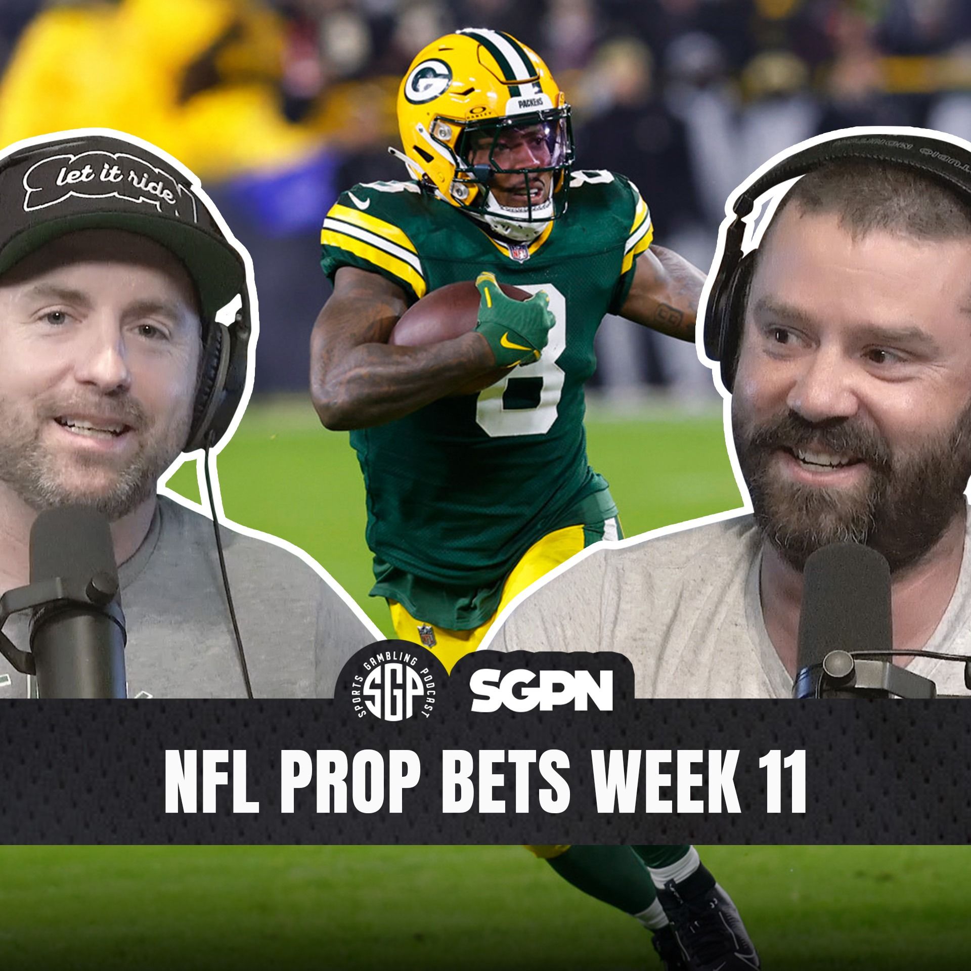 NFL Prop Bets Week 11 | Sports Gambling Podcast (Ep. 2428)