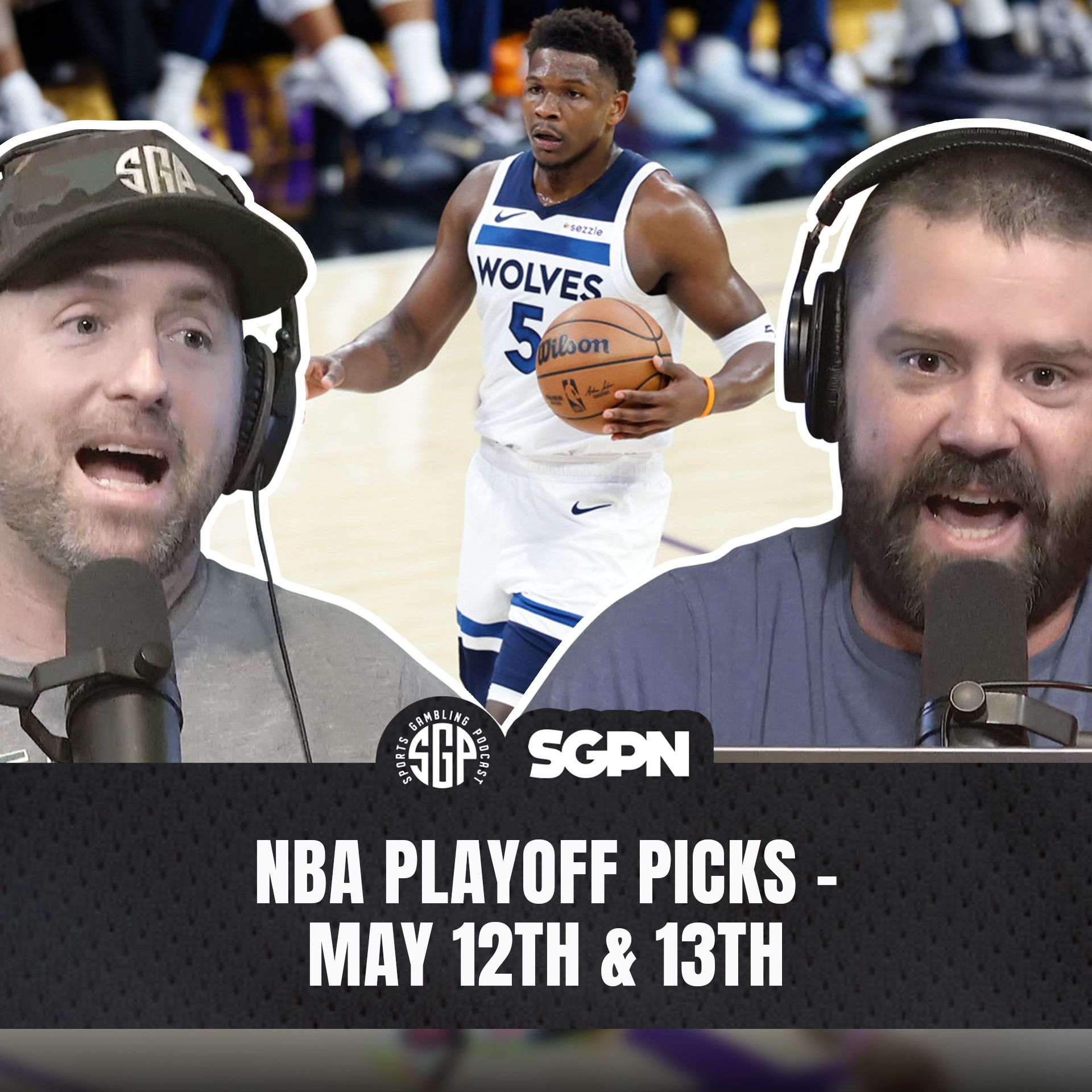 NBA Playoff Picks – May 12th & 13th | Sports Gambling Podcast (Ep. 2561)