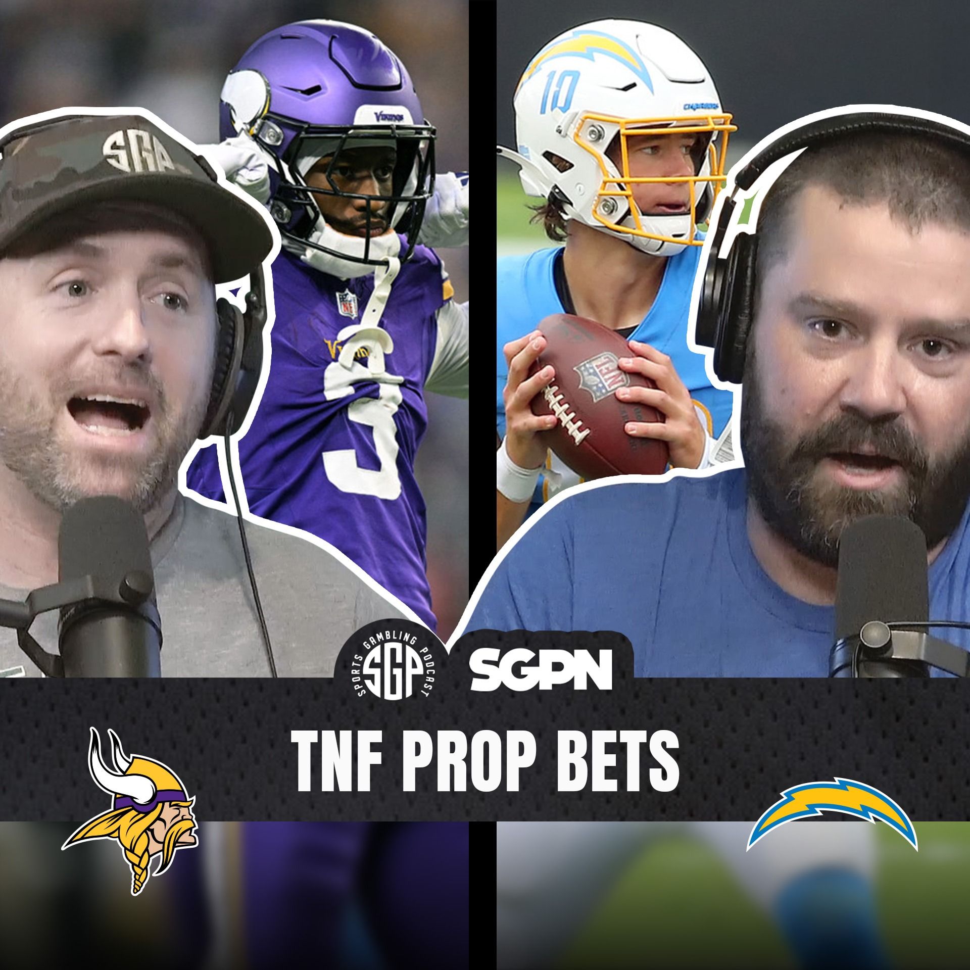 Thursday Night Football Prop Bets: Vikings vs Chargers Preview (Ep. 2406)