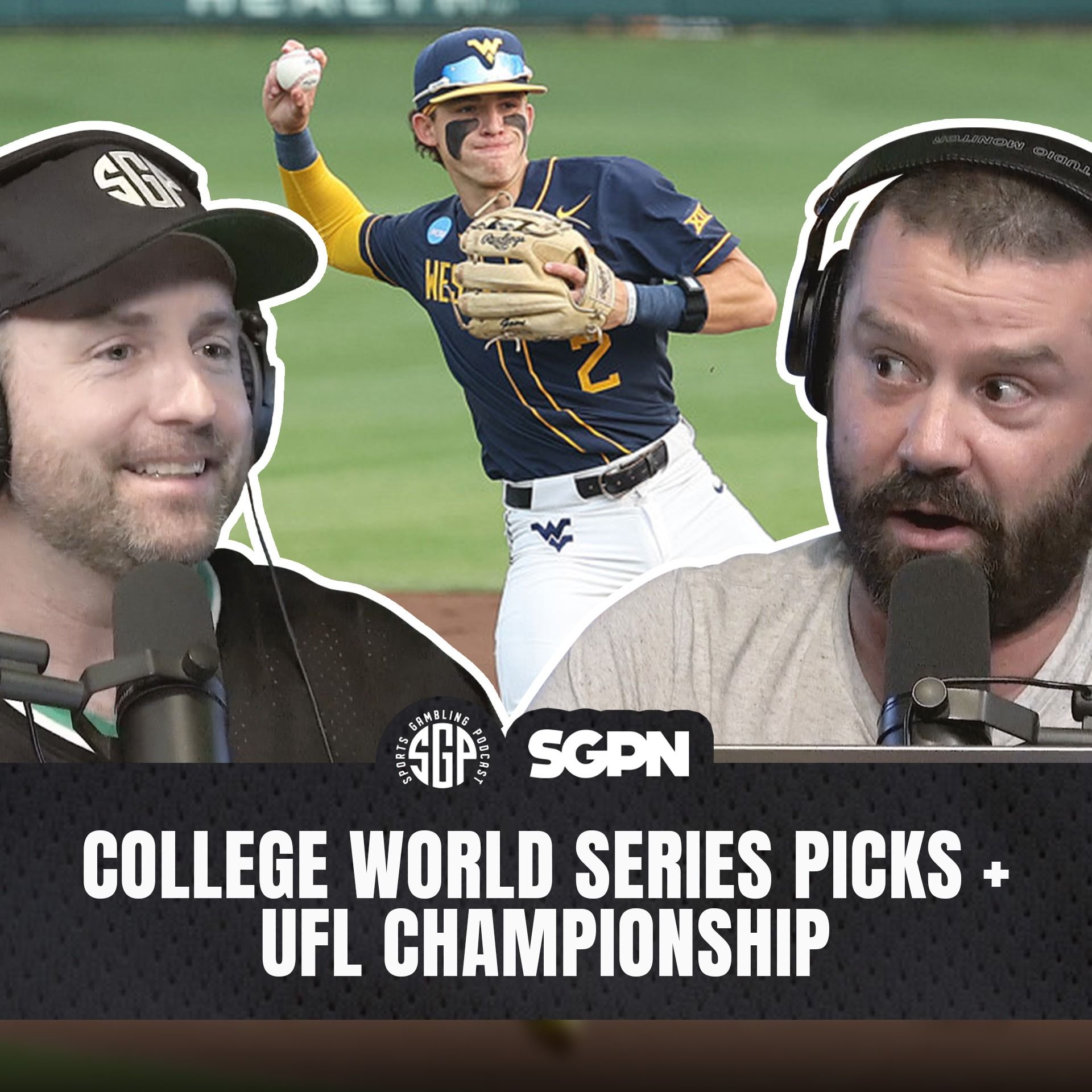 College World Series Picks + UFL Championship | Sports Gambling Podcast (Ep. 2589)