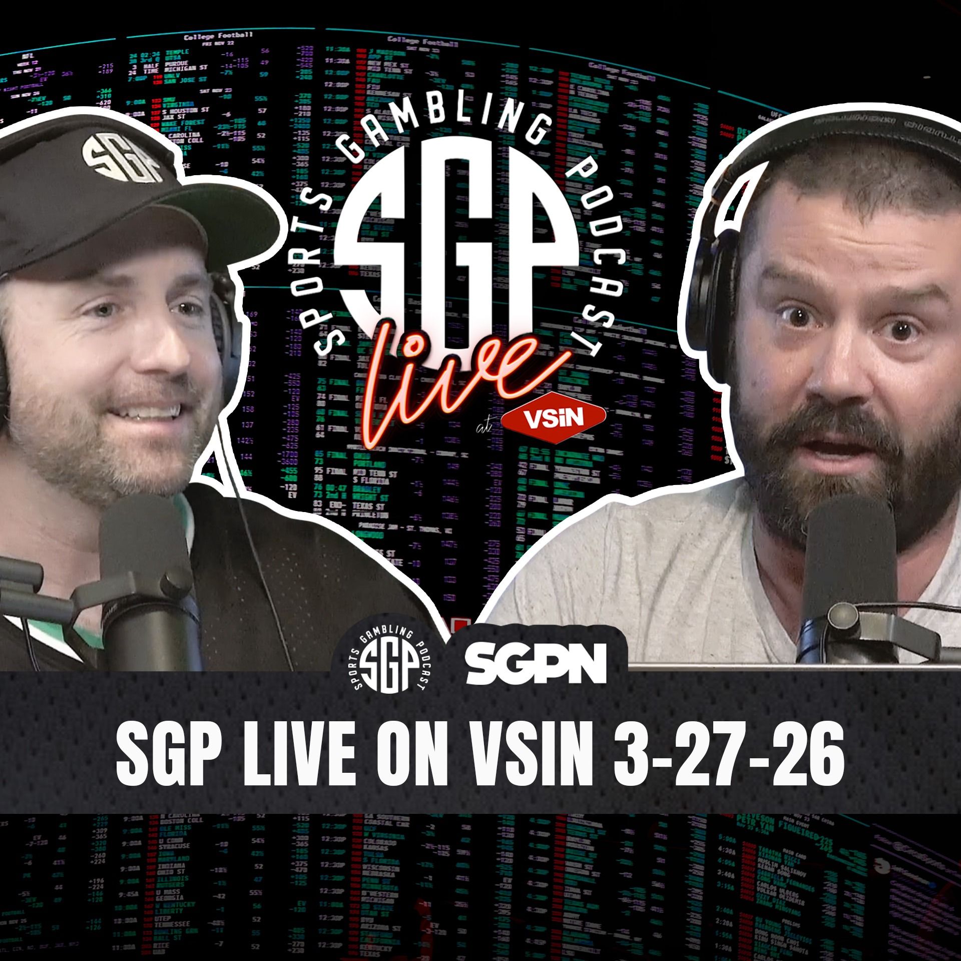 Sports Gambling Podcast LIVE on VSIN (3-27-26)