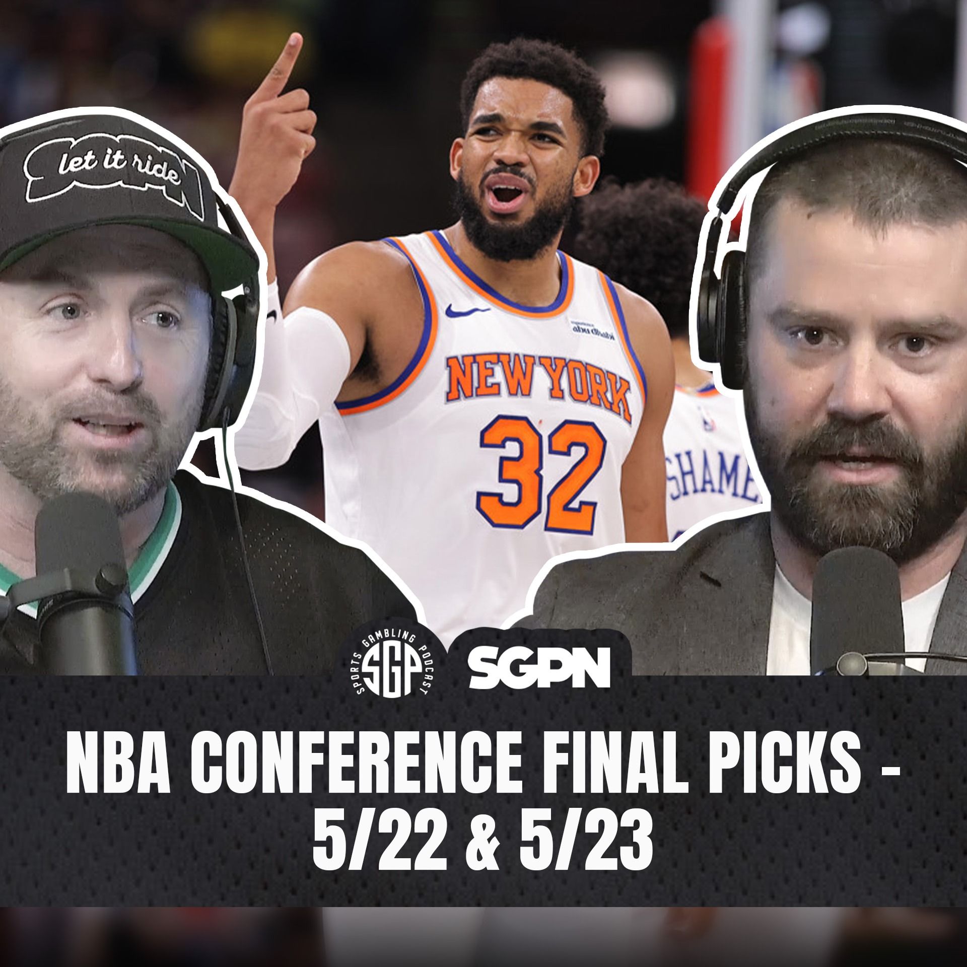 NBA Conference Final Picks – 5/22 & 5/23 | Sports Gambling Podcast (Ep. 2571) — Sports Gambling Podcast Network cover