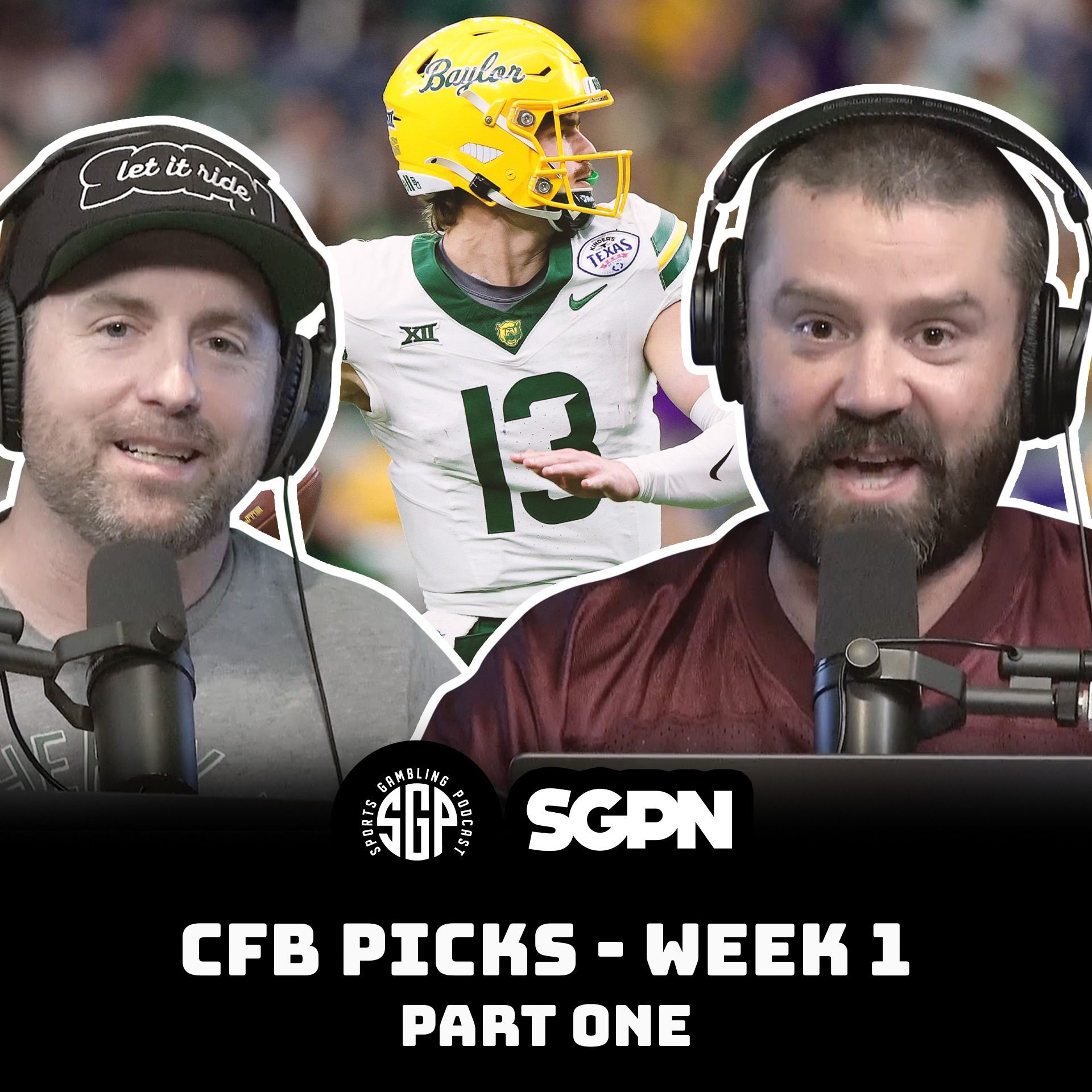 College Football Picks Week 1 Part One | Sports Gambling Podcast (Ep. 2365)