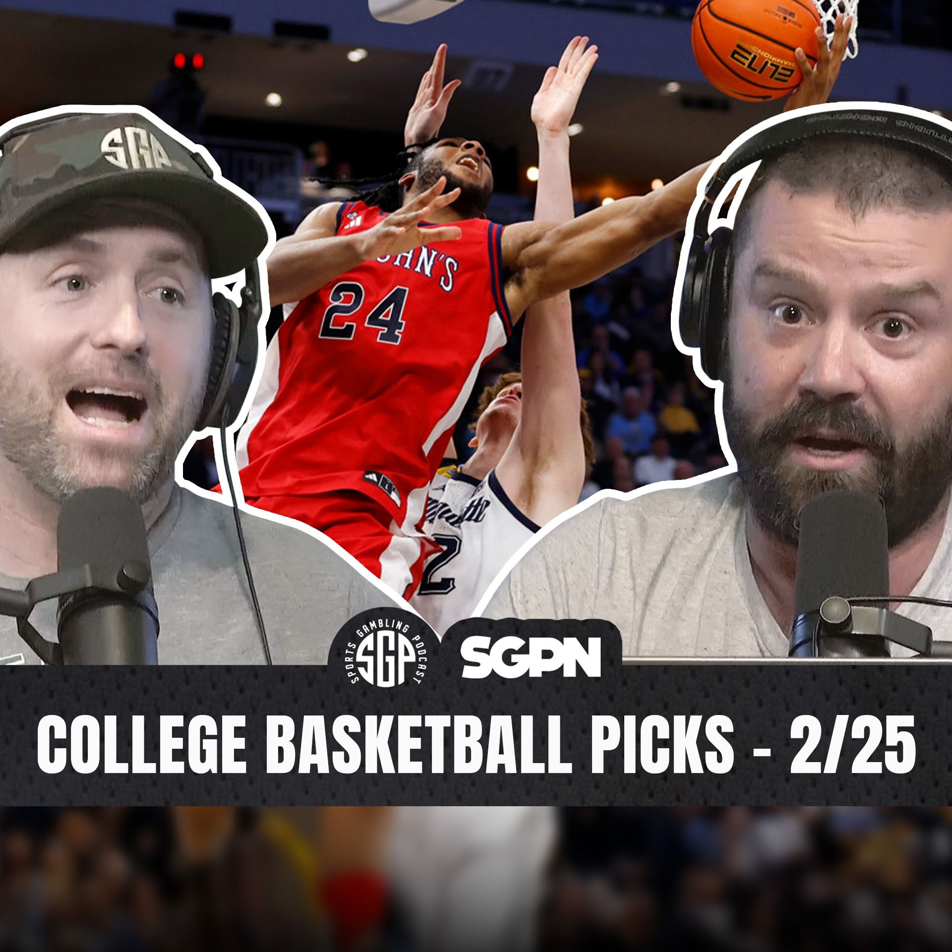 College Basketball Picks Wed, Feb 25th | Sports Gambling Podcast (Ep. 2504)