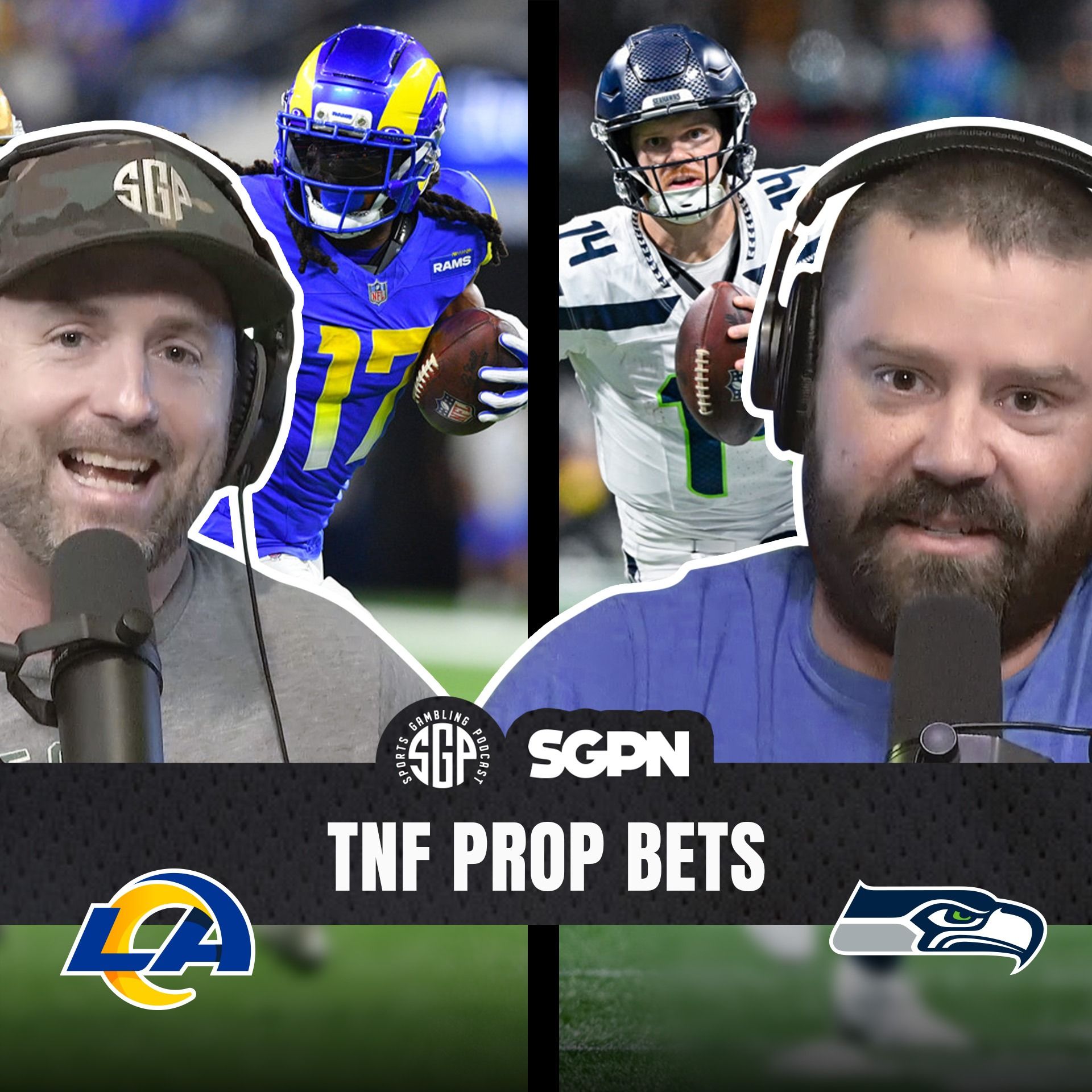 Thursday Night Football Prop Bets: Rams vs Seahawks Preview | Sports Gambling Podcast (Ep. 2453) Thursday Night Football Prop Bets: Rams vs Seahawks Preview | Sports Gambling Podcast (Ep. 2453)