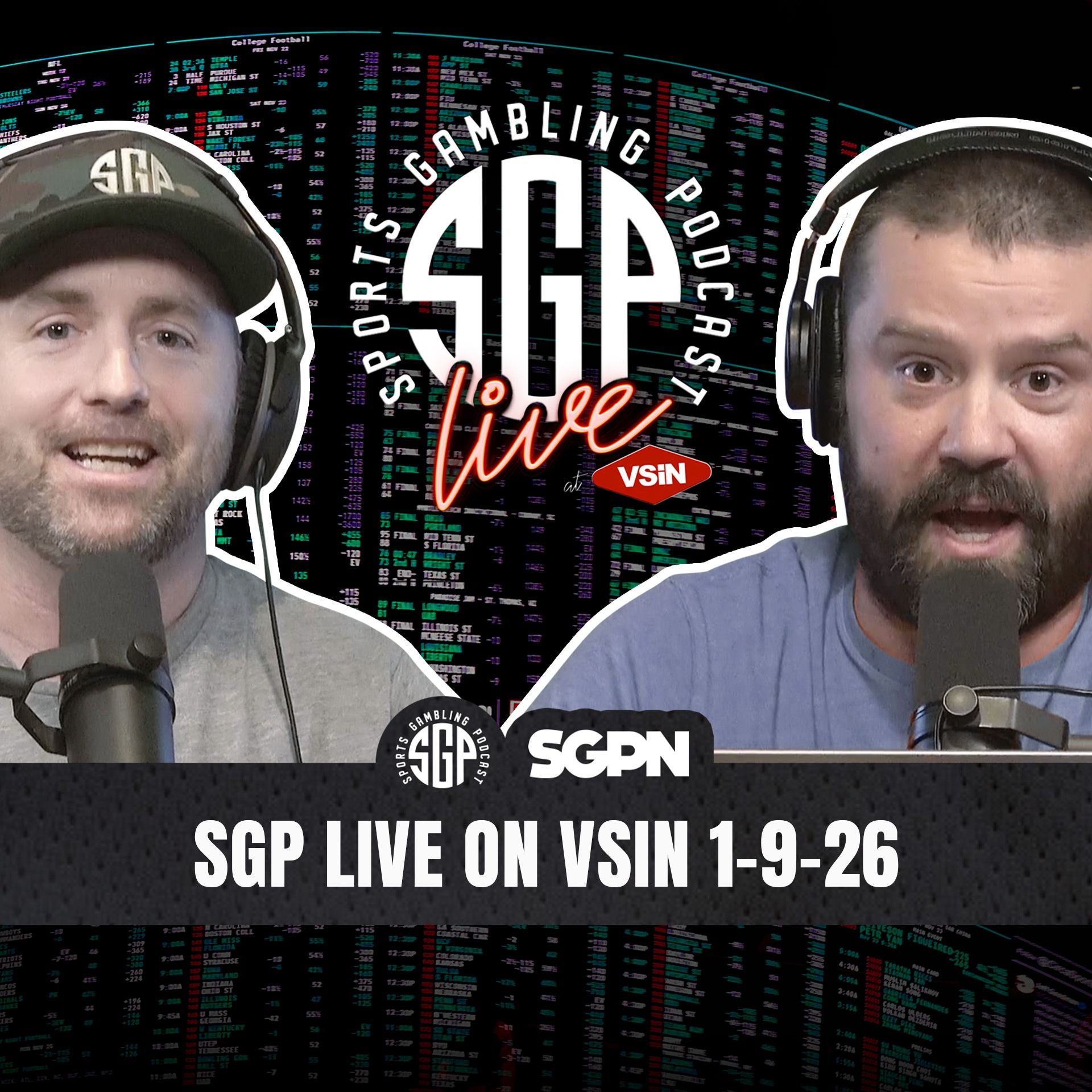 Sports Gambling Podcast LIVE on VSIN (1-9-26)