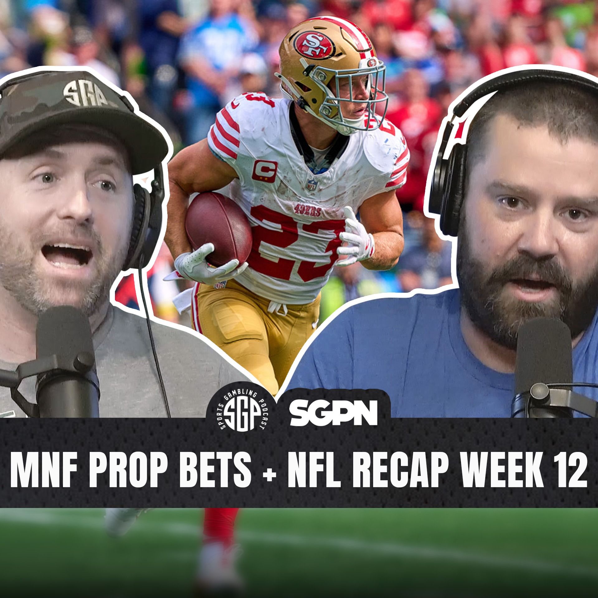 Monday Night Football Prop Bets + NFL Recap Week 12 | Sports Gambling Podcast (Ep. 2435)