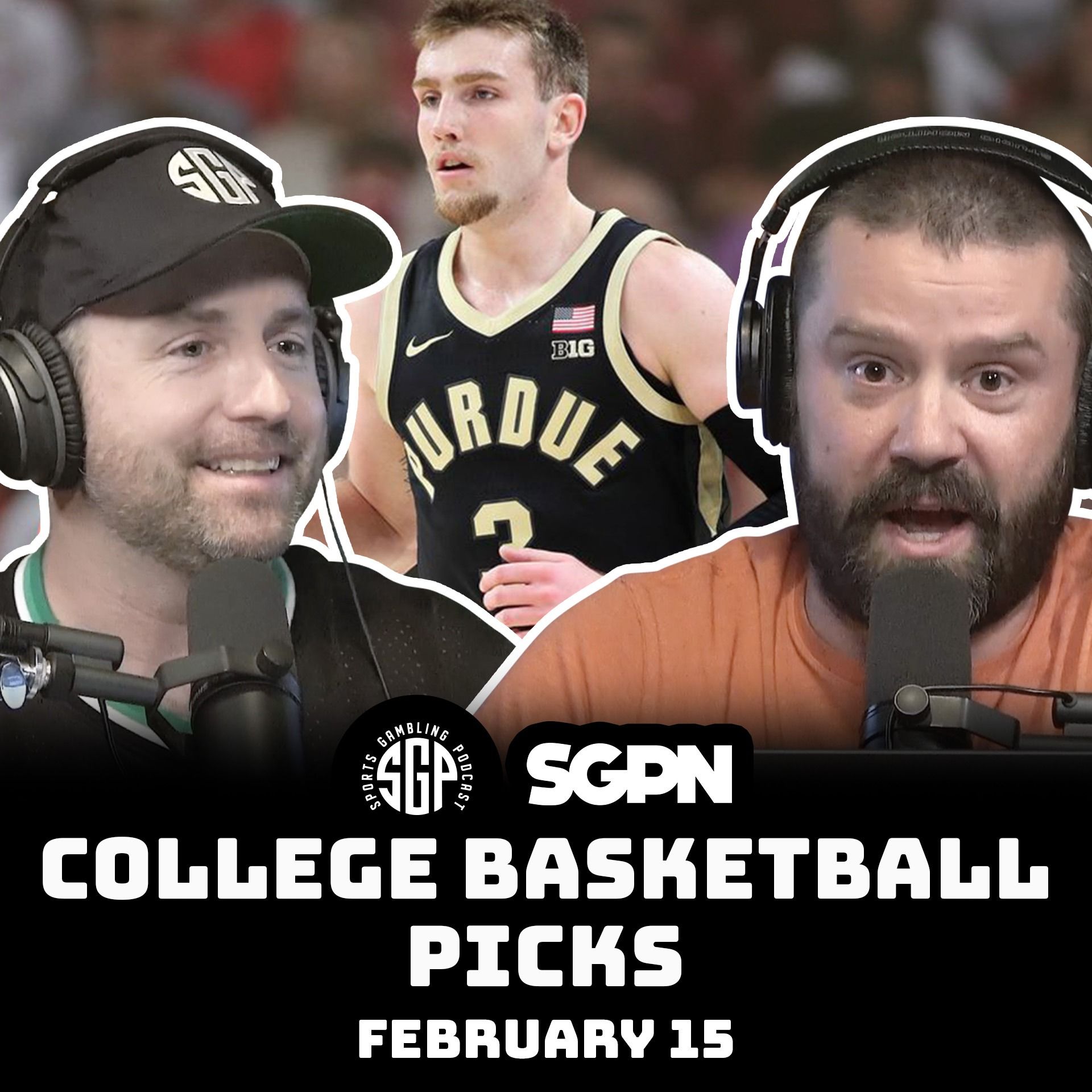 College Basketball Picks - Saturday Feb 15th | Sports Gambling Podcast (Ep. 2207)