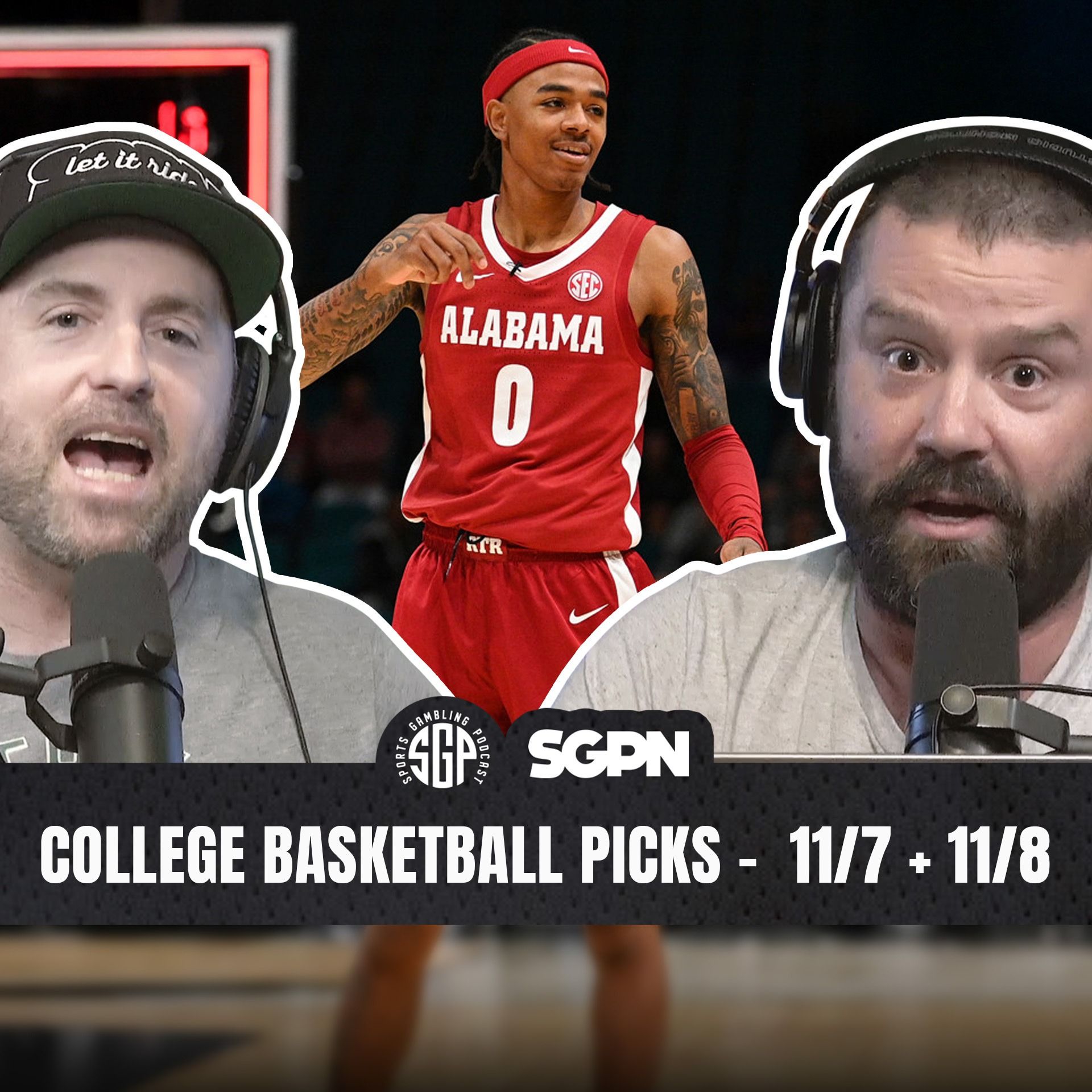 College Basketball Picks - 11/7 + 11/8 (Ep. 2421)
